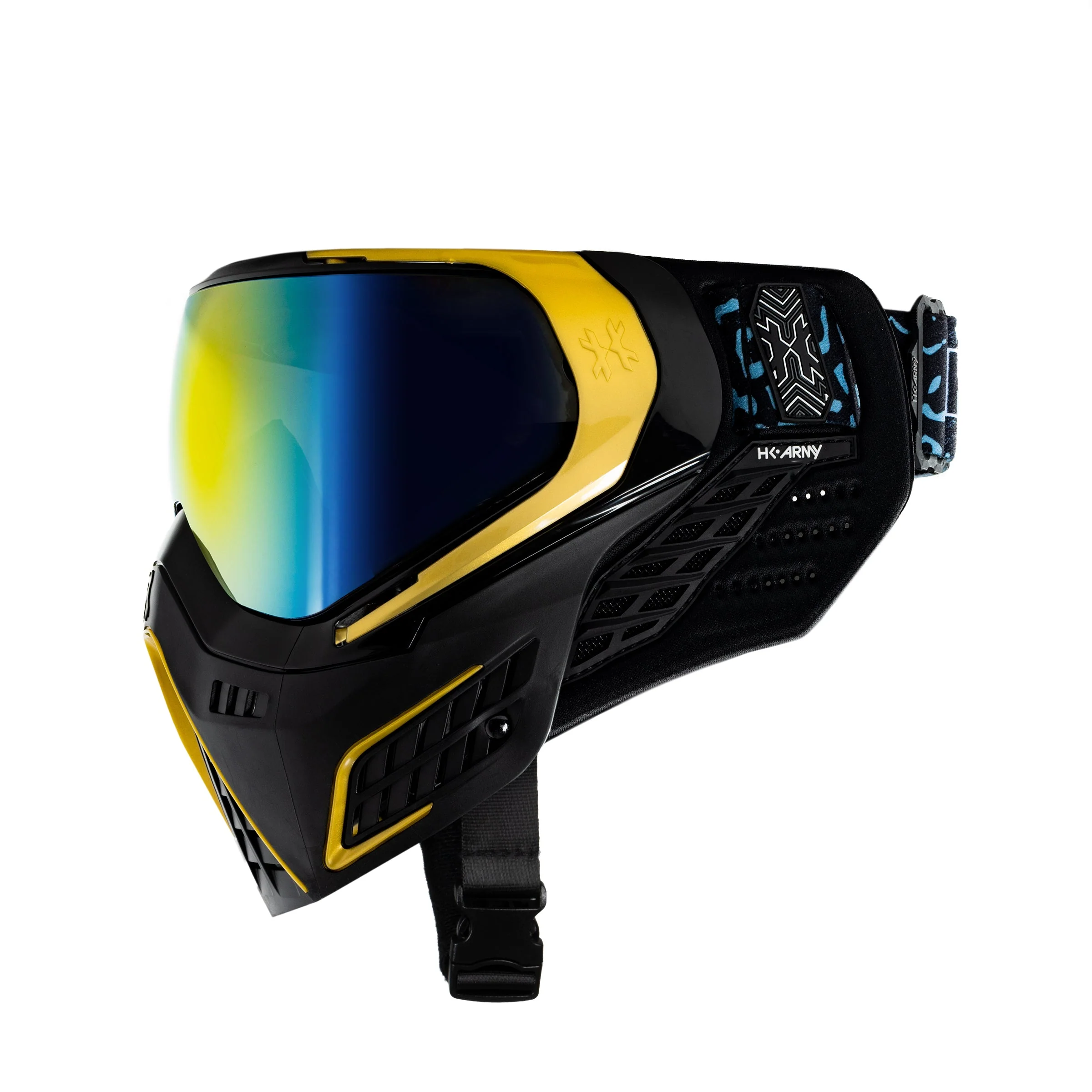 HK Army KLR Goggle - Prestige (Black/Gold w Fusion lens) - Image 3