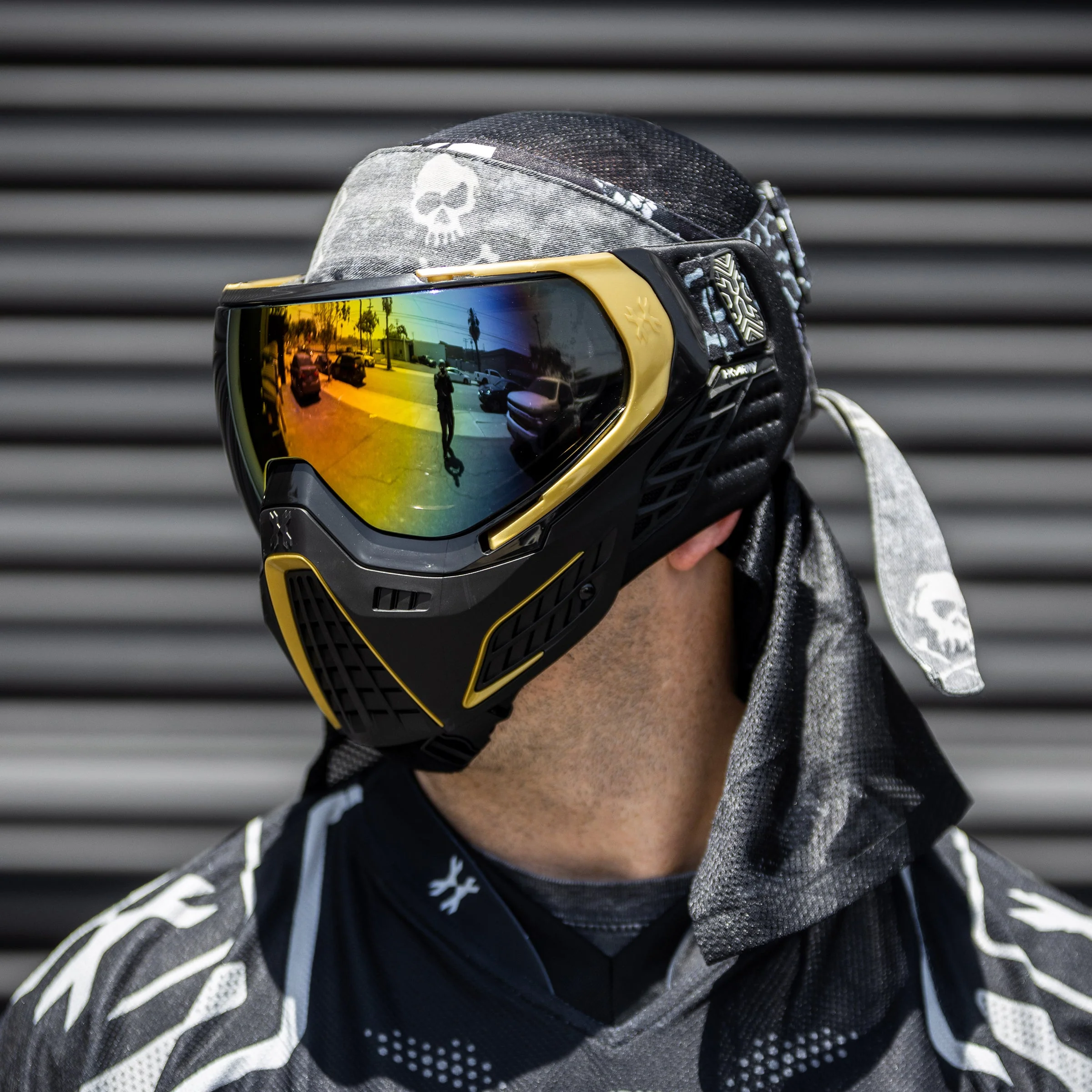 HK Army KLR Goggle - Prestige (Black/Gold w Fusion lens) - Image 6