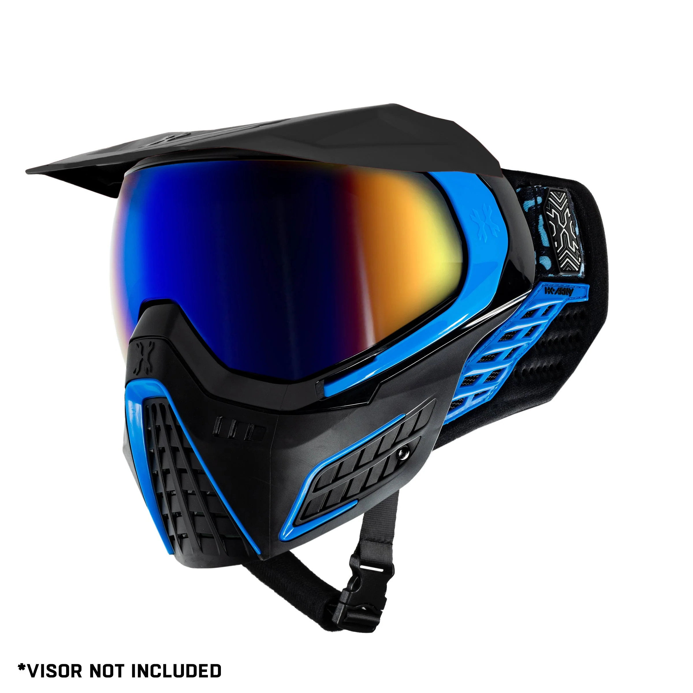 HK Army KLR Goggle - Royal (Black/Blue w Cobalt Lens) - Image 2