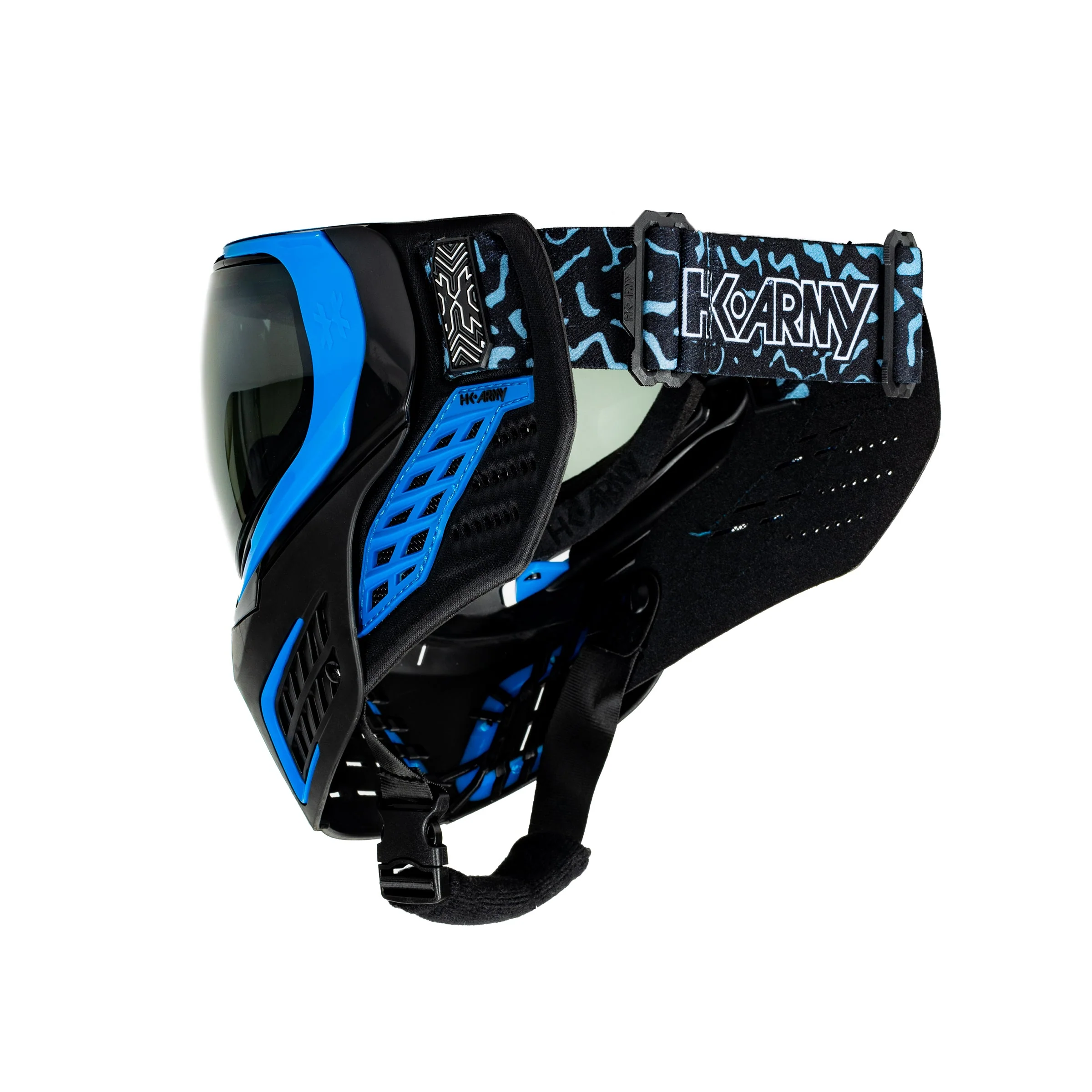 HK Army KLR Goggle - Royal (Black/Blue w Cobalt Lens) - Image 4