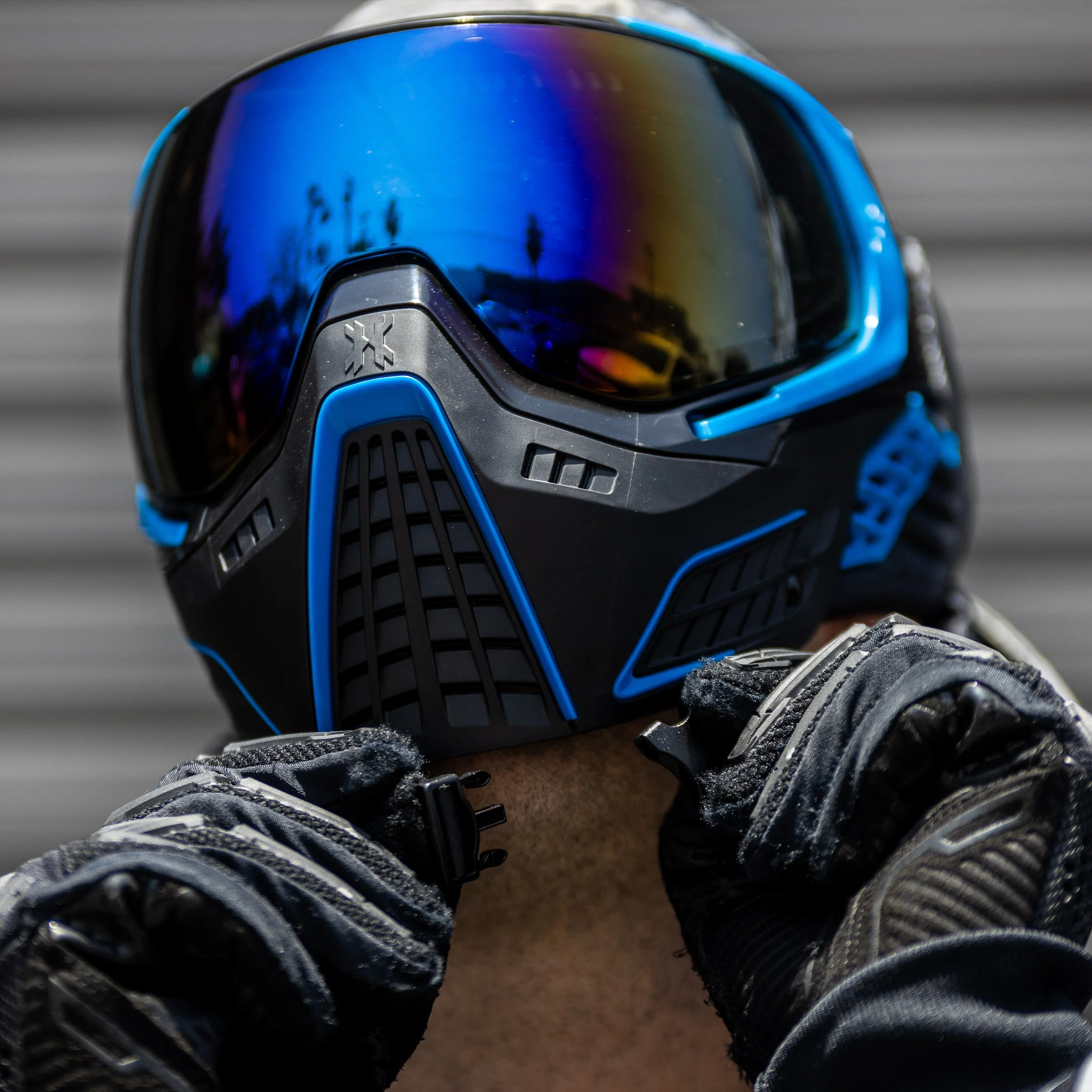 HK Army KLR Goggle - Royal (Black/Blue w Cobalt Lens) - Image 6