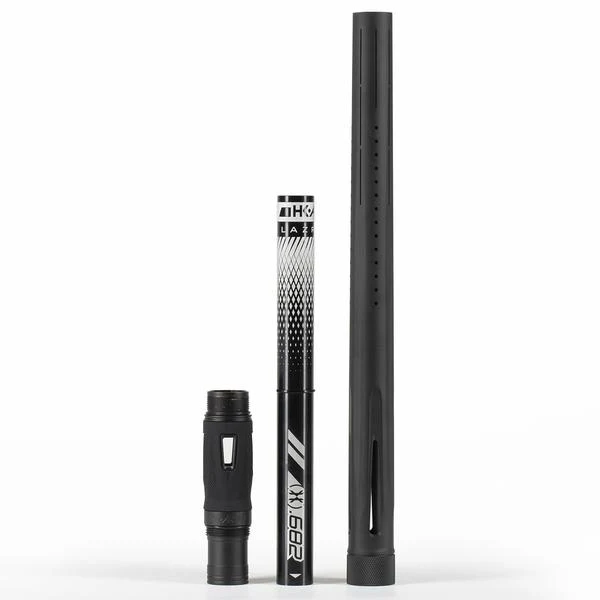 HK Army LAZR Barrel Kit - Autococker Thread - Dust Black/Black Insert - Image 4