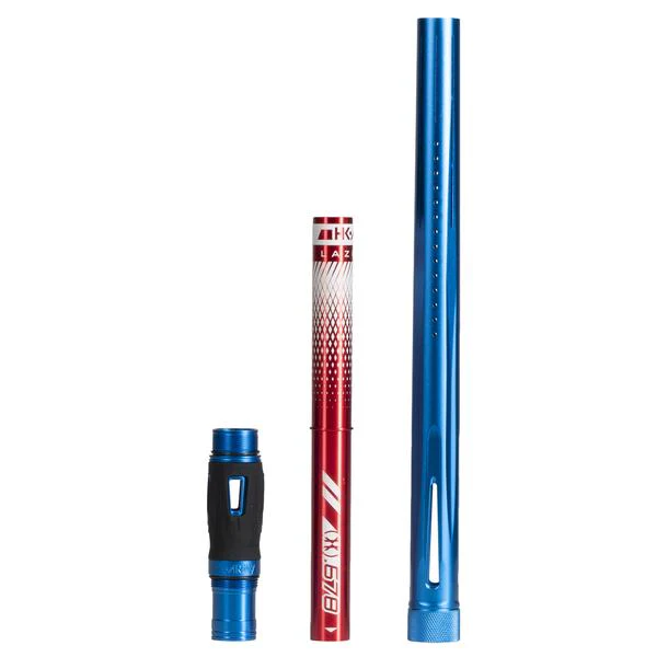 HK Army LAZR Barrel Kit - Autococker Thread - Dust Blue/Colored Inserts - Image 3