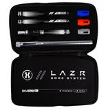 HK Army LAZR Barrel Kit - Autococker Thread - Dust Pewter/Black Inserts - Image 2