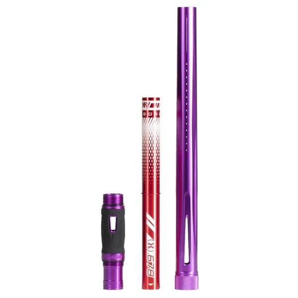 HK Army LAZR Barrel Kit - Autococker Thread - Dust Purple/Colored Inserts - Image 3