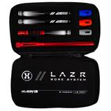 HK Army LAZR Barrel Kit - Autococker Thread - Dust Red/Black Inserts - Image 2