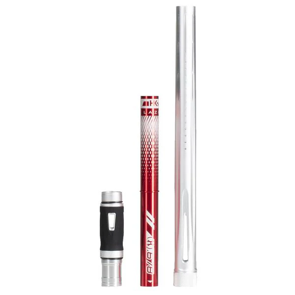 HK Army LAZR Barrel Kit - Autococker Thread - Dust Silver/Colored Insert - Image 3
