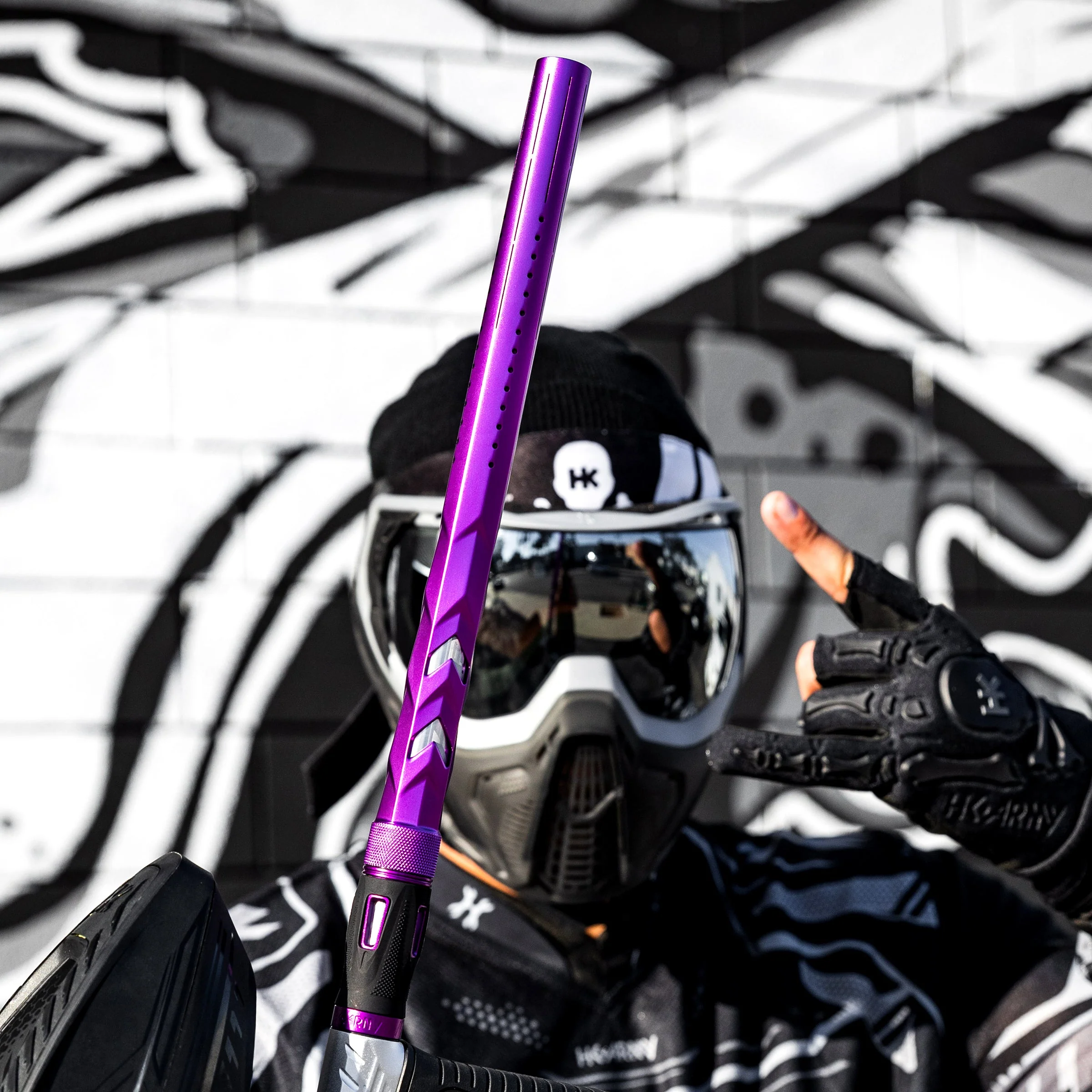 HK Army LAZR Barrel Kit - Elite "Fossil" - Autococker Thread - Dust Purple/Black Insert - Image 2