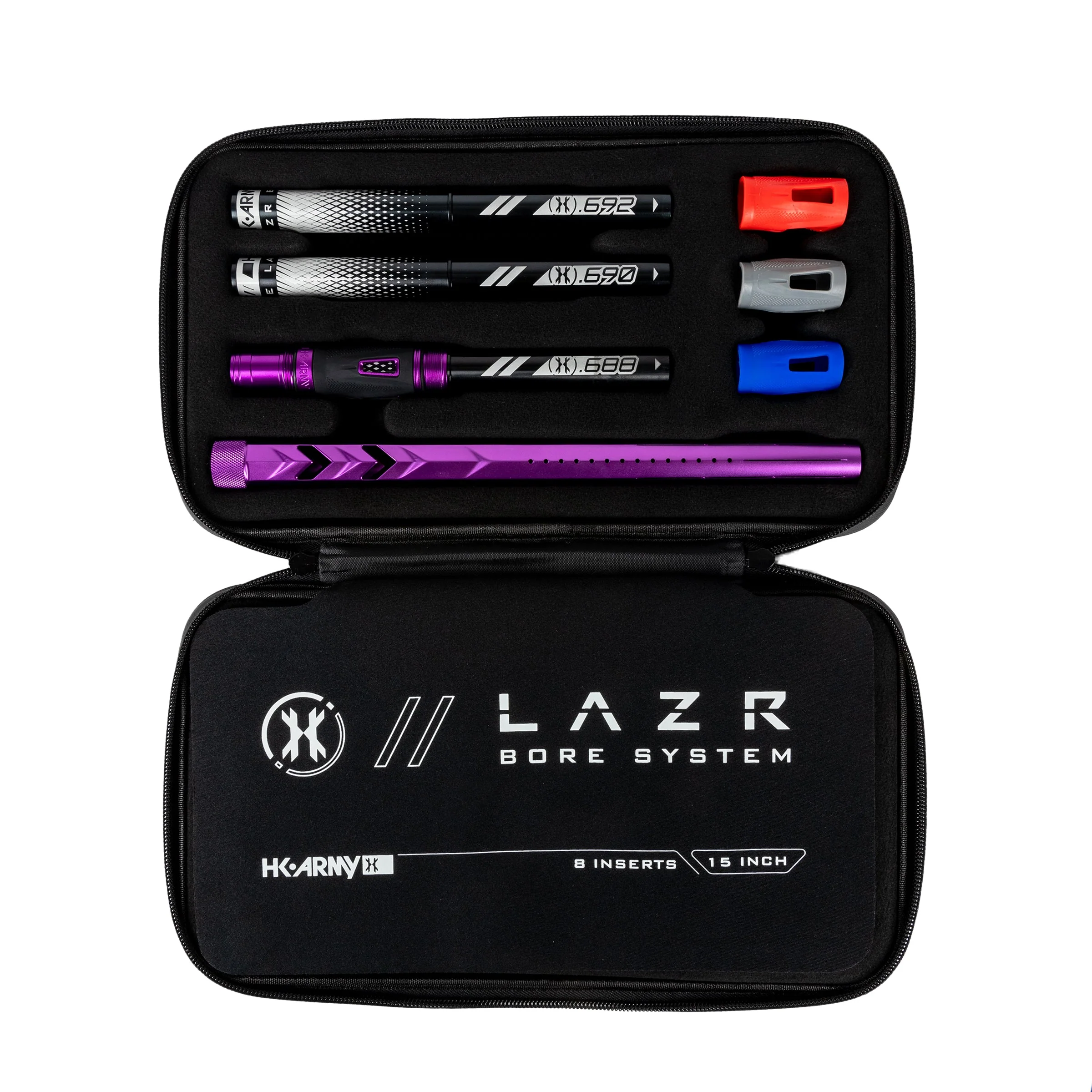 HK Army LAZR Barrel Kit - Elite "Fossil" - Autococker Thread - Dust Purple/Black Insert - Image 5