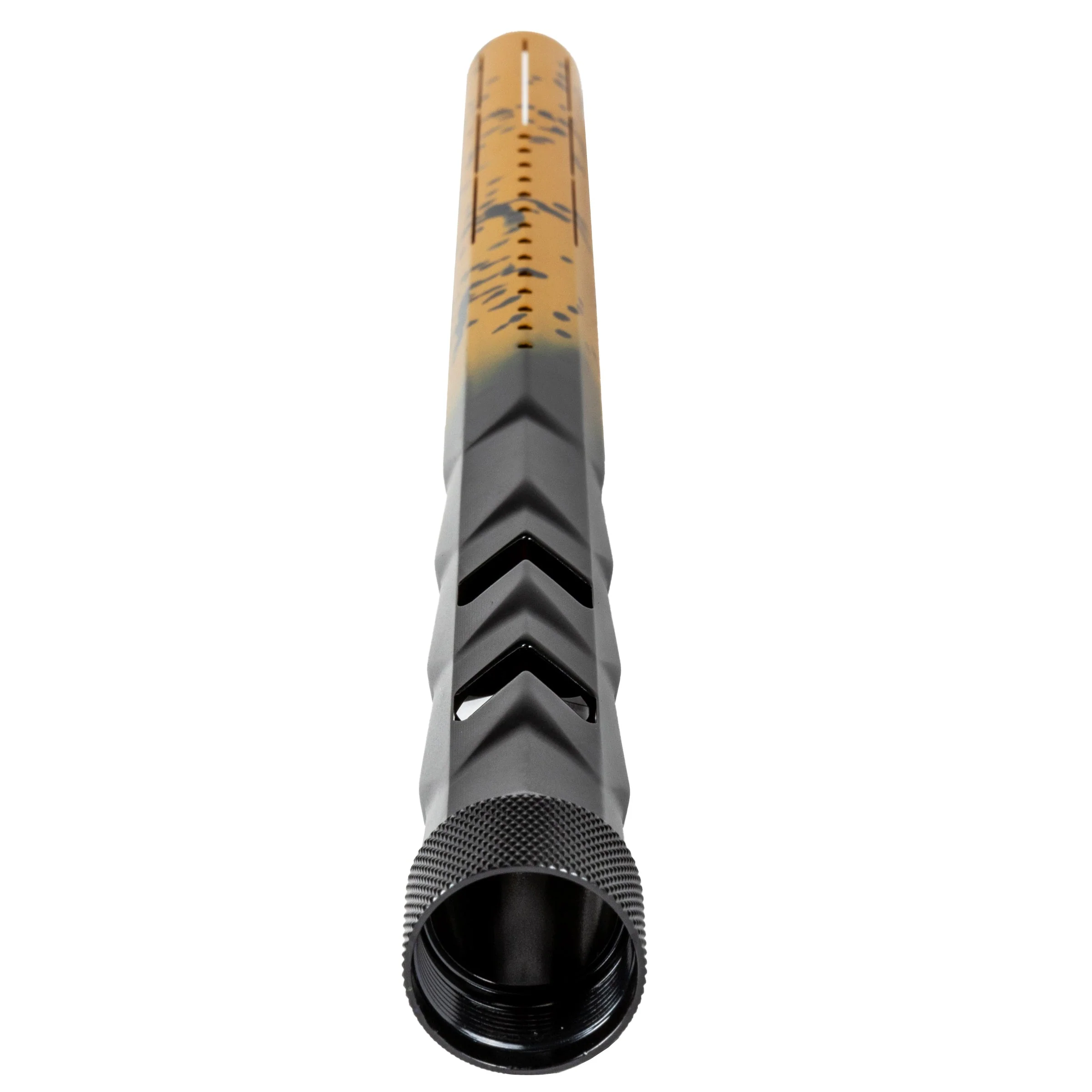 HK Army LAZR Barrel Kit - Elite "Fossil" - Autococker Thread - Gold/Black Splash - Black Insert - Image 4