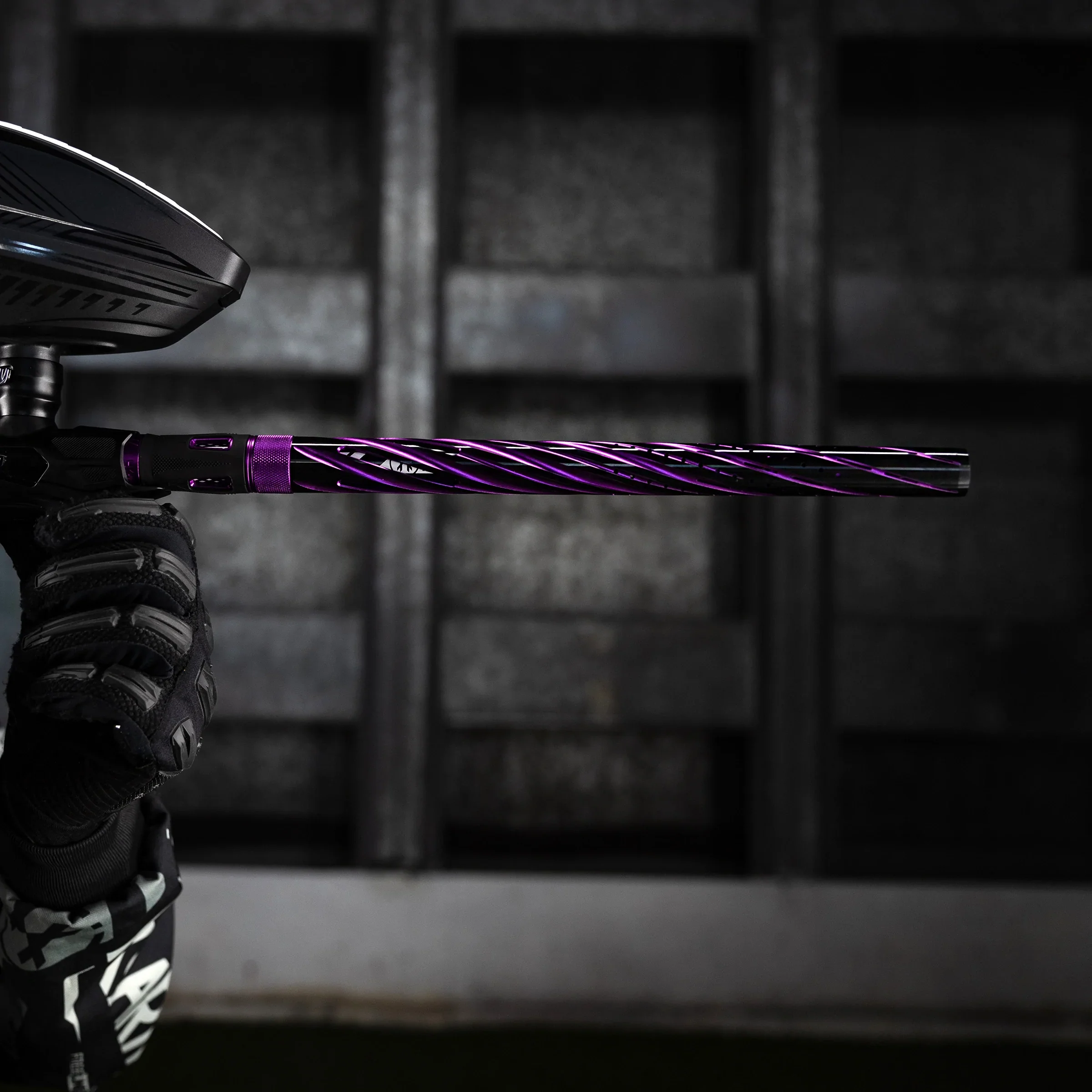HK Army LAZR Barrel Kit - Elite Orbit - Autococker Thread - Dust Purple/Black Inserts - Image 4