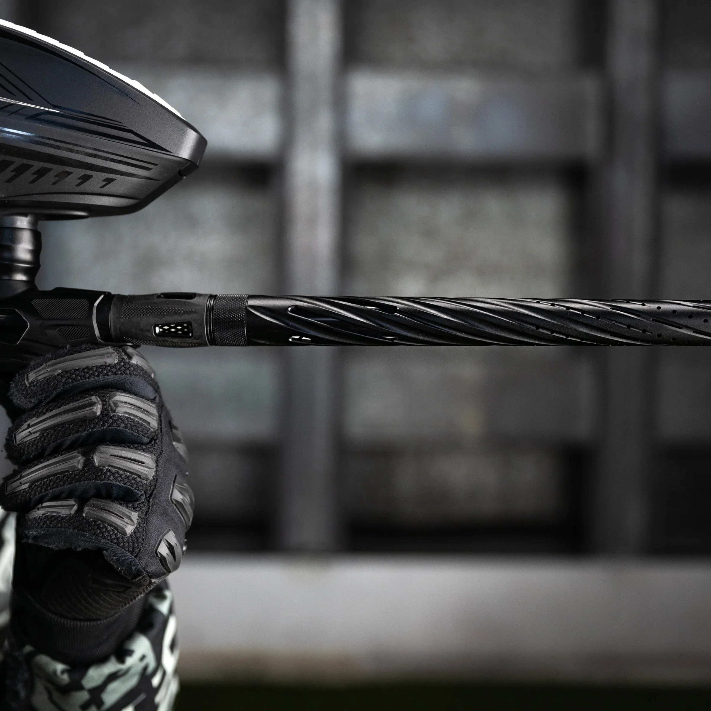 HK Army LAZR Barrel Kit - Elite Orbit - Autococker Thread - Dust Black/Black Inserts - Image 3
