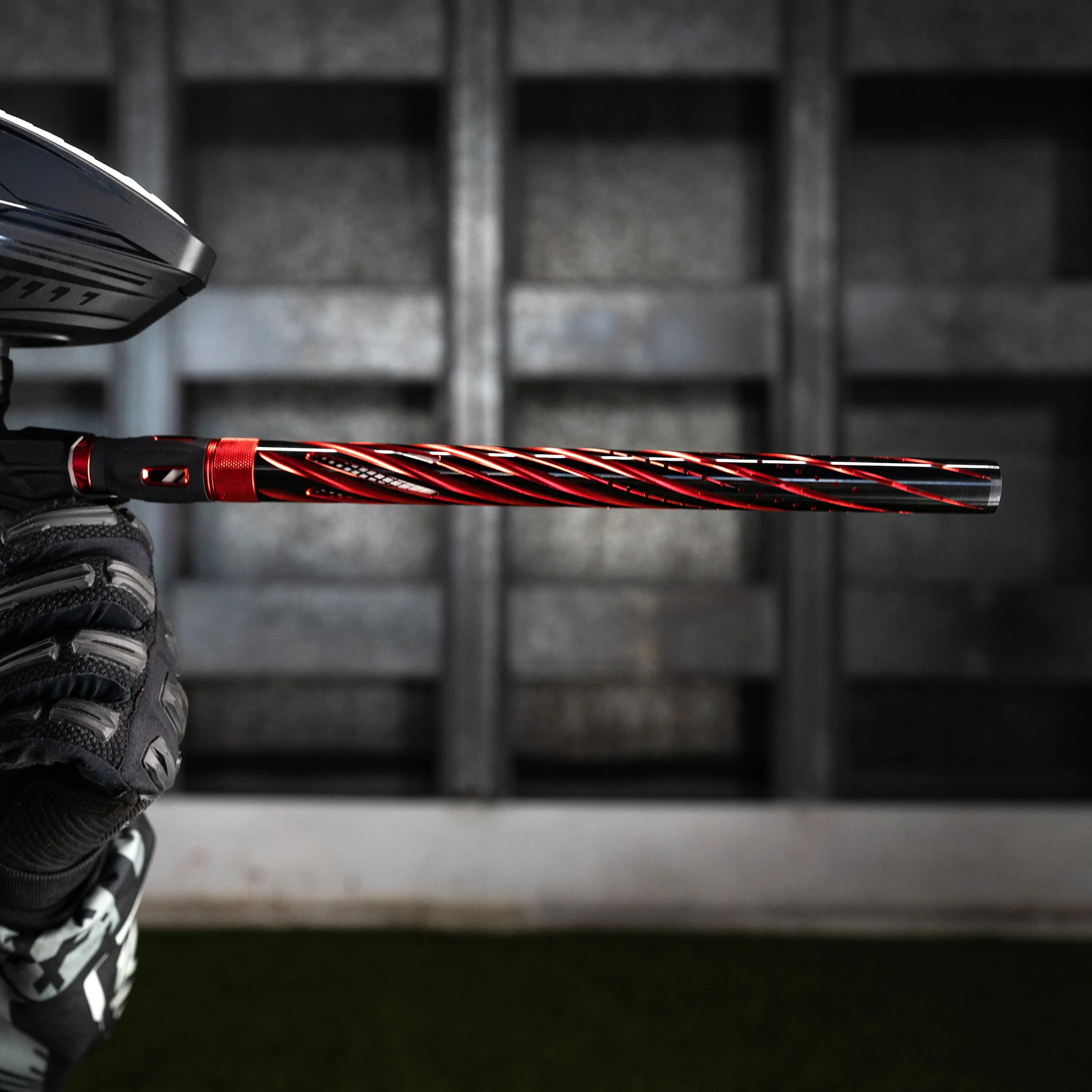 HK Army LAZR Barrel Kit - Elite Orbit - Autococker Thread - Dust Red/Black Inserts - Image 5