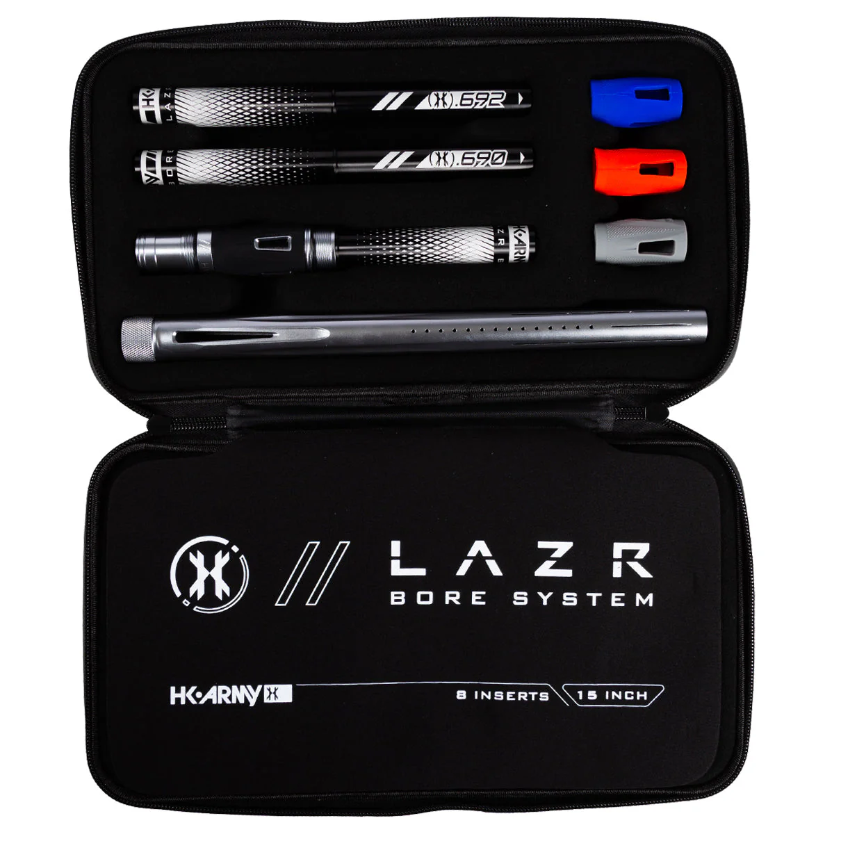 HK Army LAZR Barrel Kit - Luxe Thread - Dust Pewter/Black Inserts - Image 2