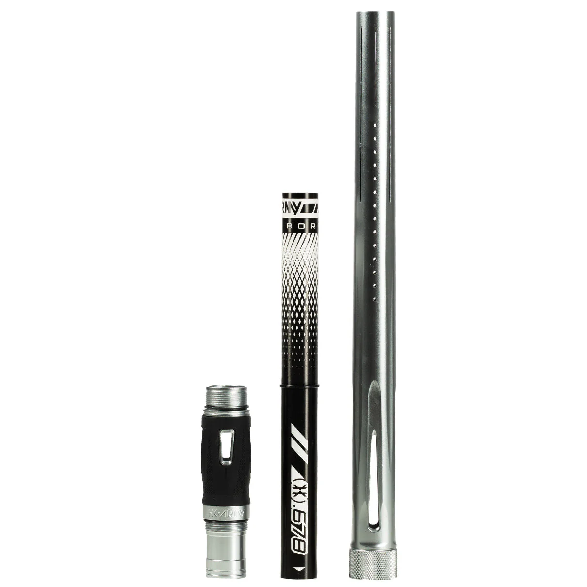 HK Army LAZR Barrel Kit - Luxe Thread - Dust Pewter/Black Inserts - Image 3