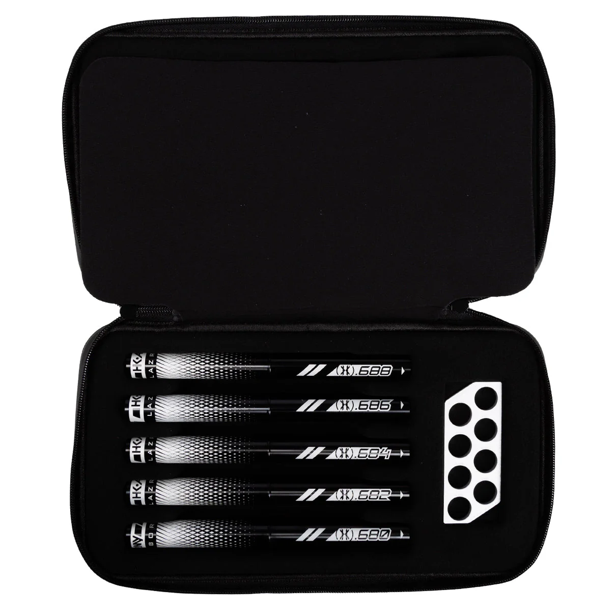 HK Army LAZR Barrel Kit - Luxe Thread - Dust Pewter/Black Inserts - Image 4