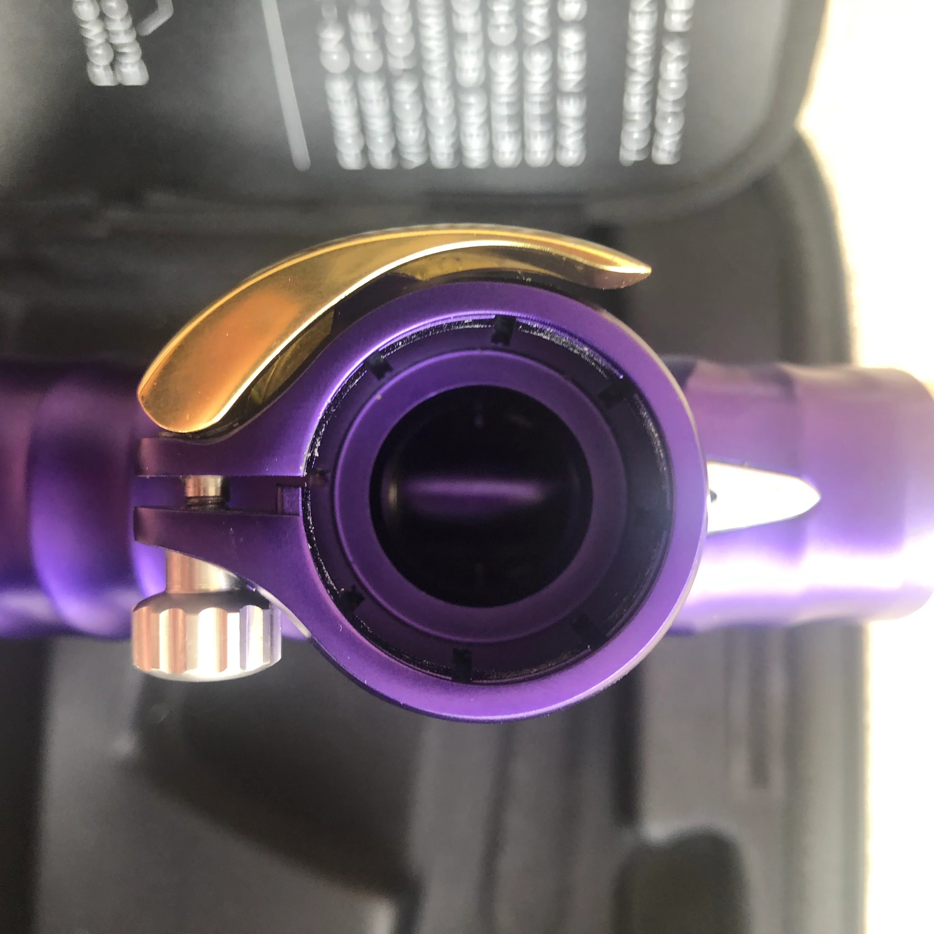 Used HK Army Luxe X Paintball Gun - Purple/Gold - Image 6