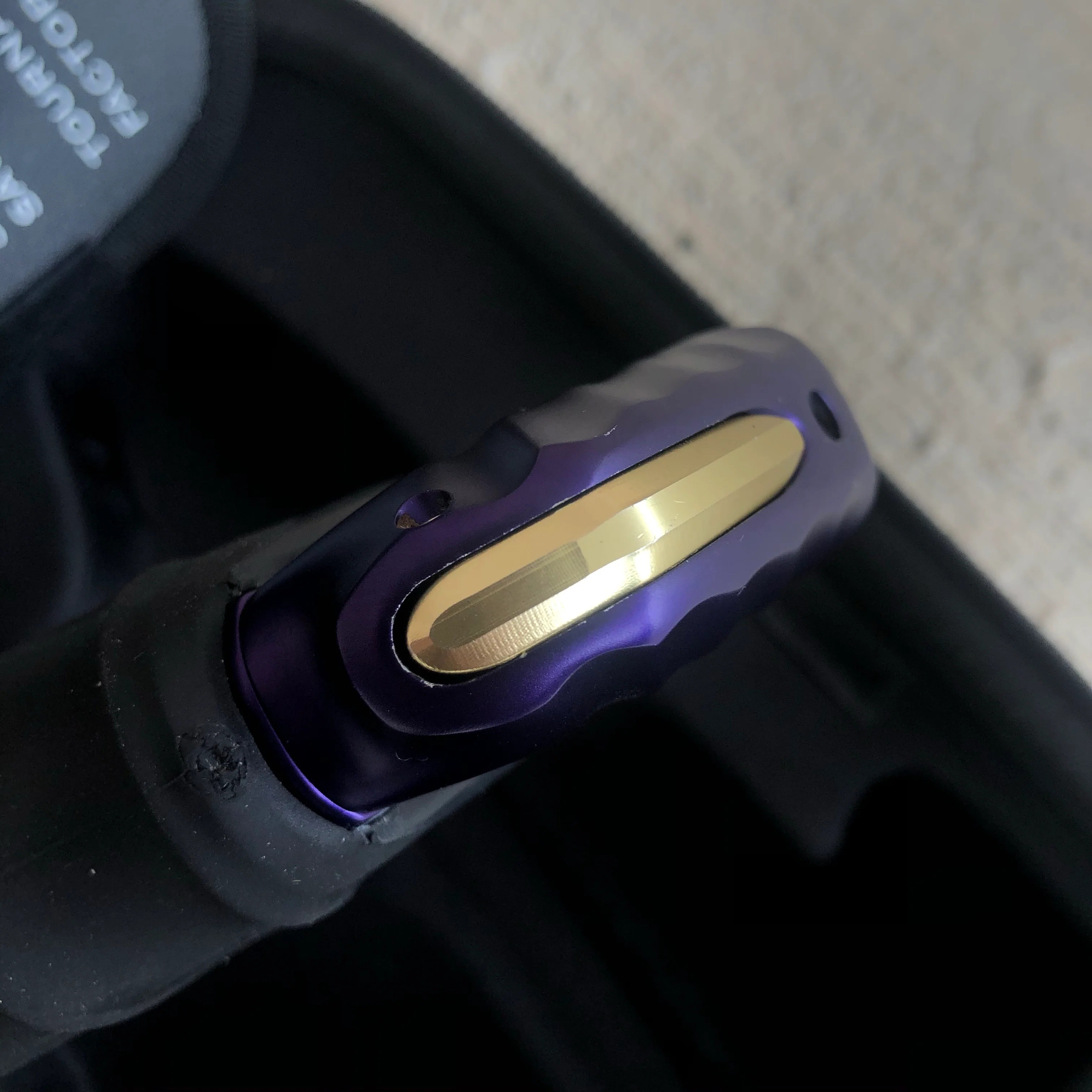 Used HK Army Luxe X Paintball Gun - Purple/Gold - Image 8