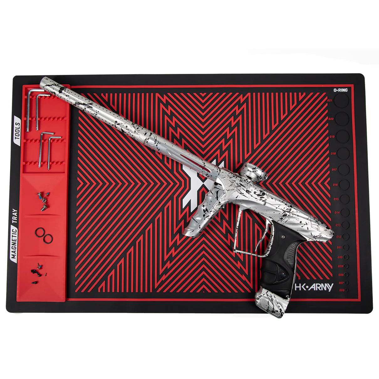HK Army MagMat - Magnetic Tech Mat - Black/Red - Image 3