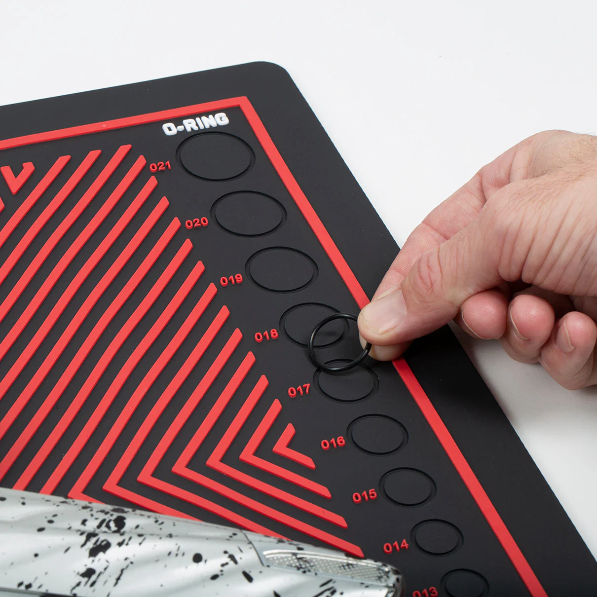HK Army MagMat - Magnetic Tech Mat - Black/Red - Image 4