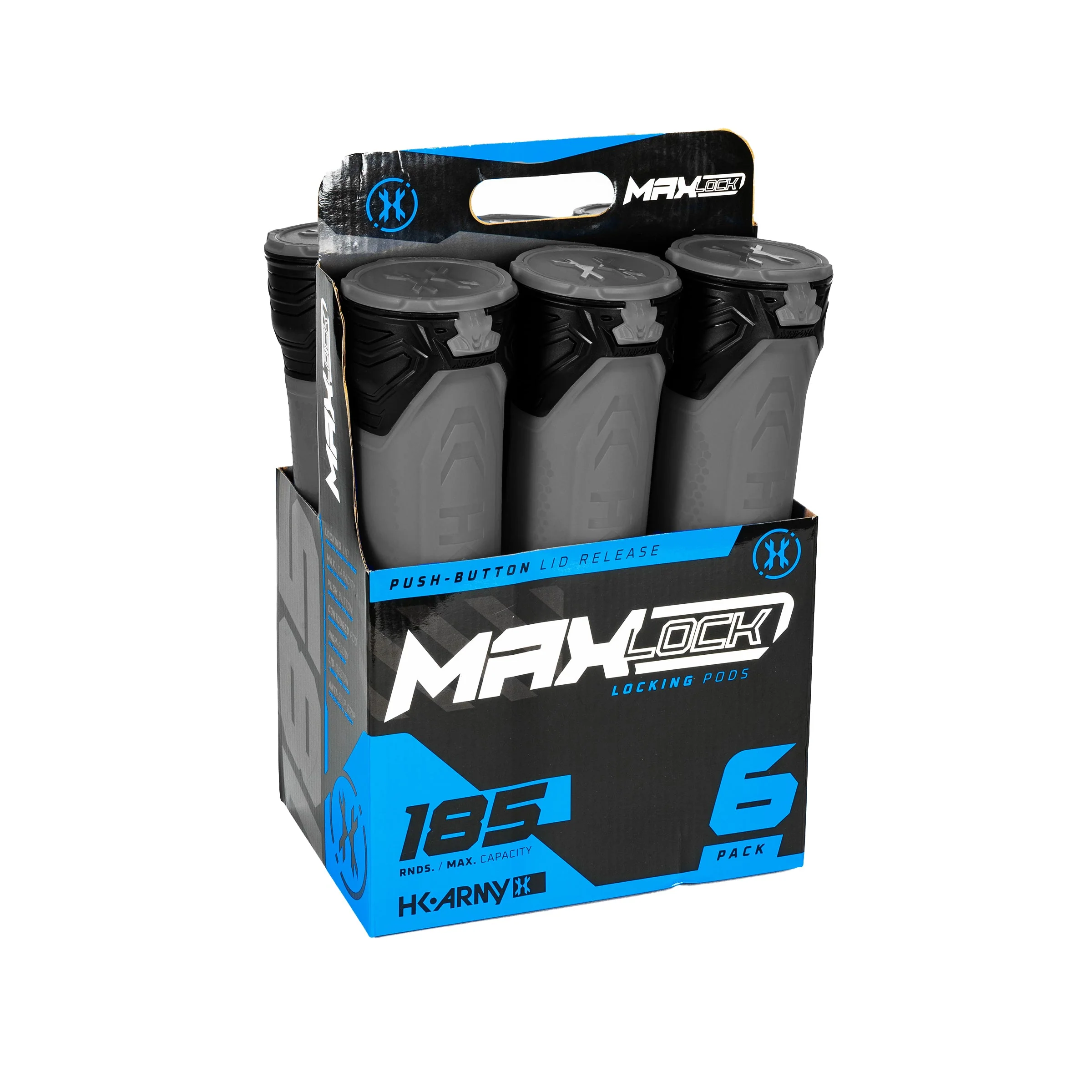 HK Army MAXLOCK Pods - Lock Lid 185 Round - 6 Pack - Choose Your Color - Image 10