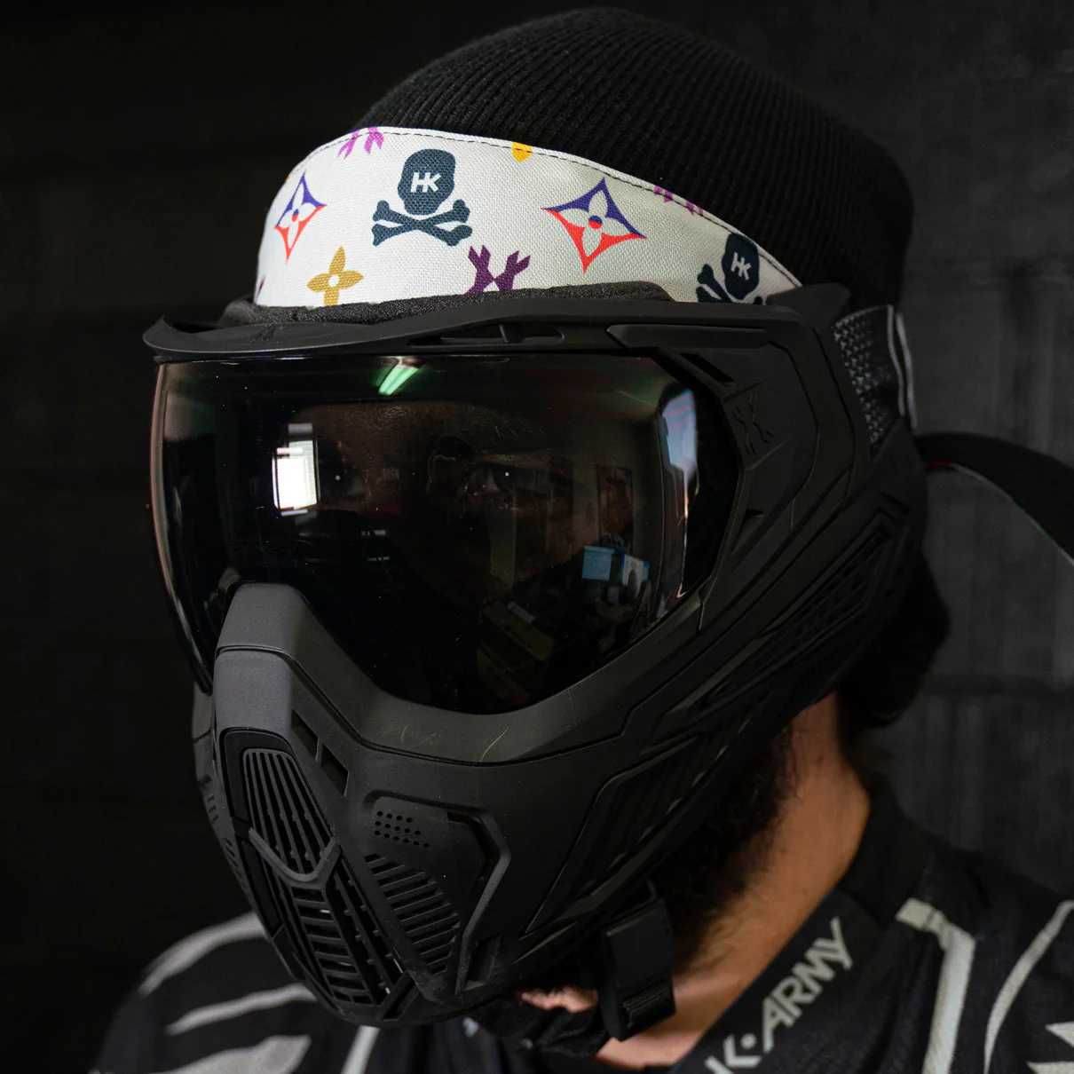 HK Army Monogram Bone/Multi Headband - Image 2