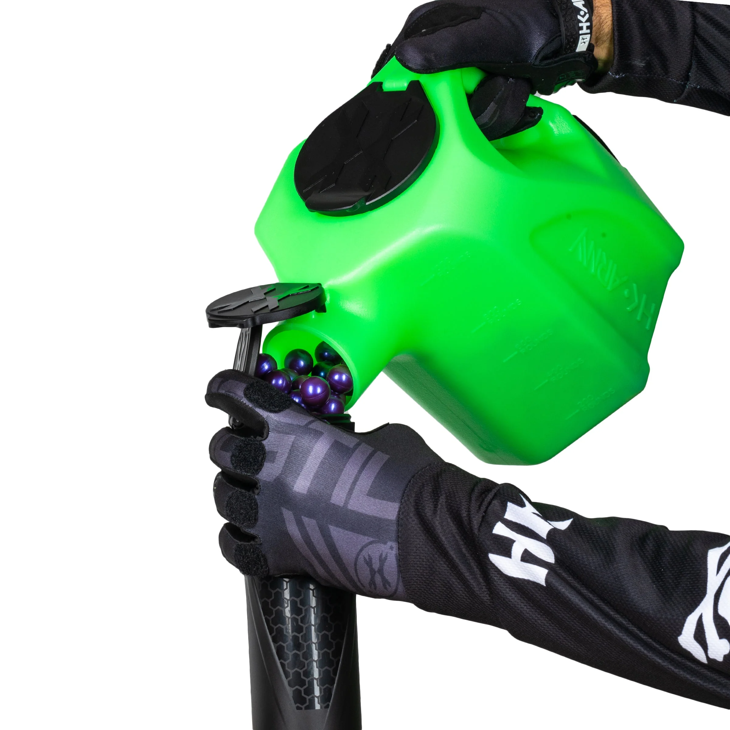 HK Army Paintball Ball Hauler - Lime - Image 2