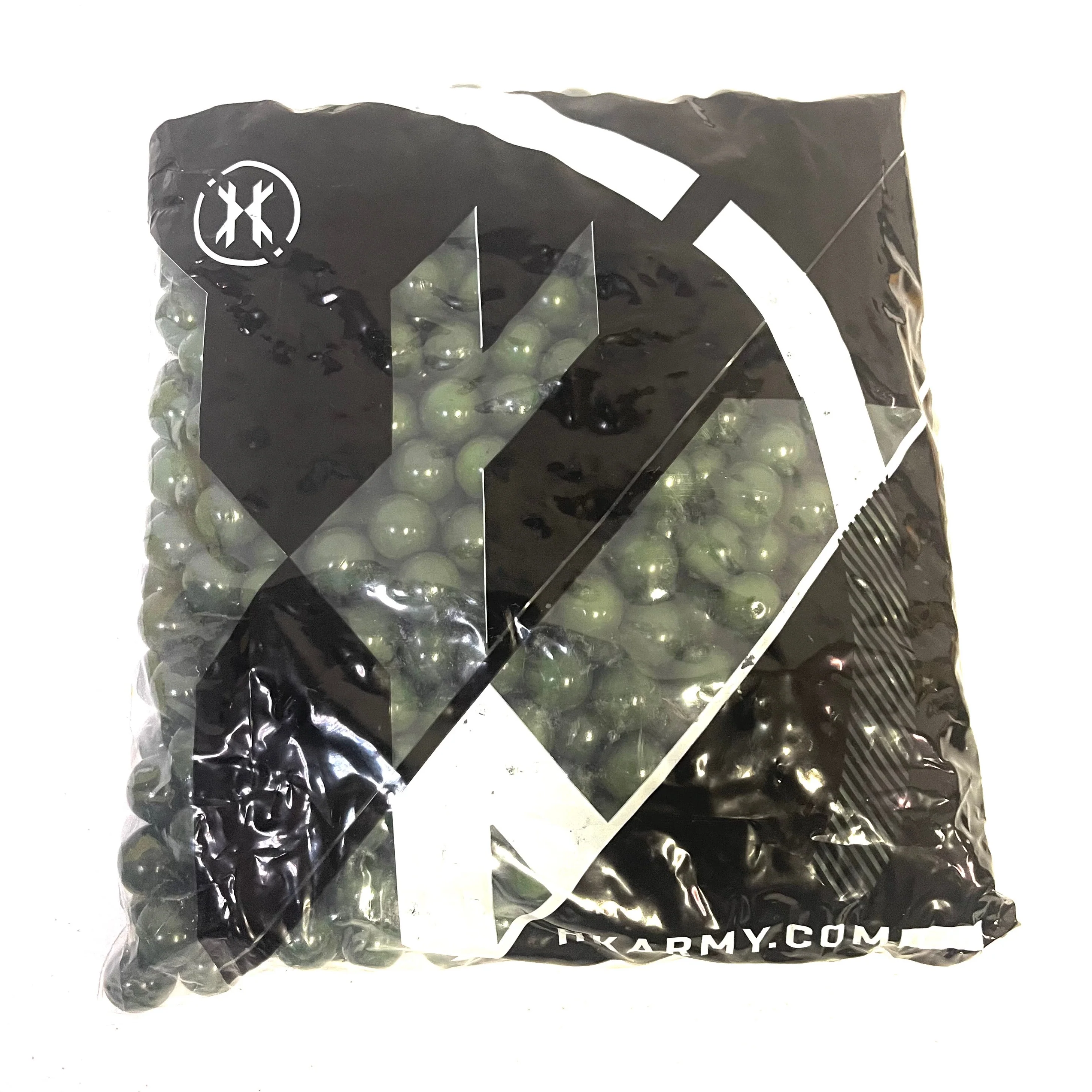 HK Army Select Paintballs - Level 2 - Green Shell / Yellow Fill - Image 2
