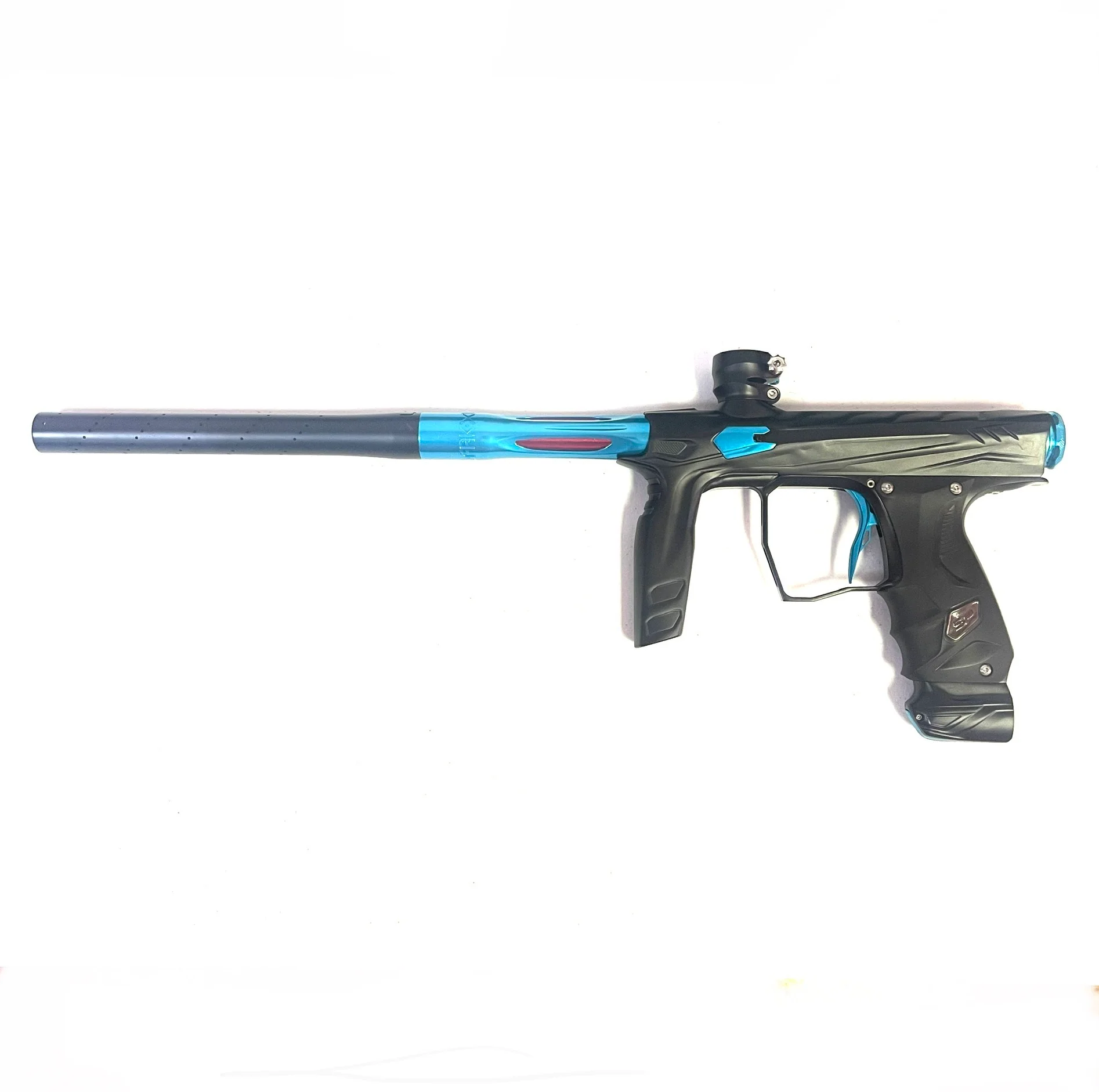HK Army Shocker AMP Paintball Gun - Dust Black/Polished Teal - Image 2