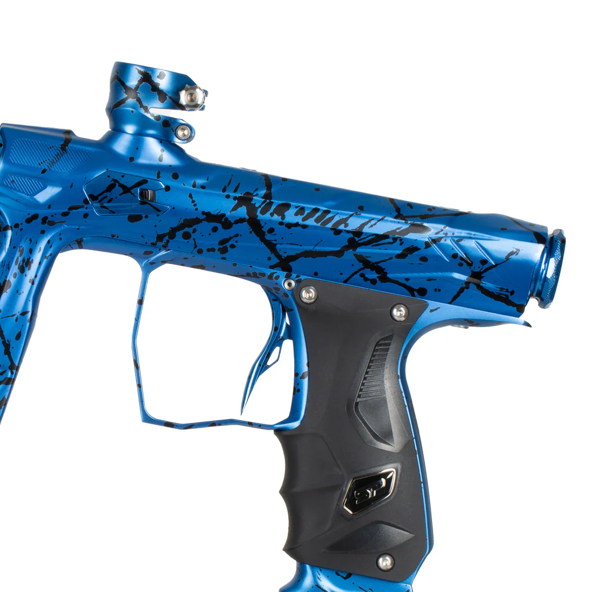 HK Army Shocker AMP Paintball Gun - Colbalt Splash (Blue/Black) - Image 5