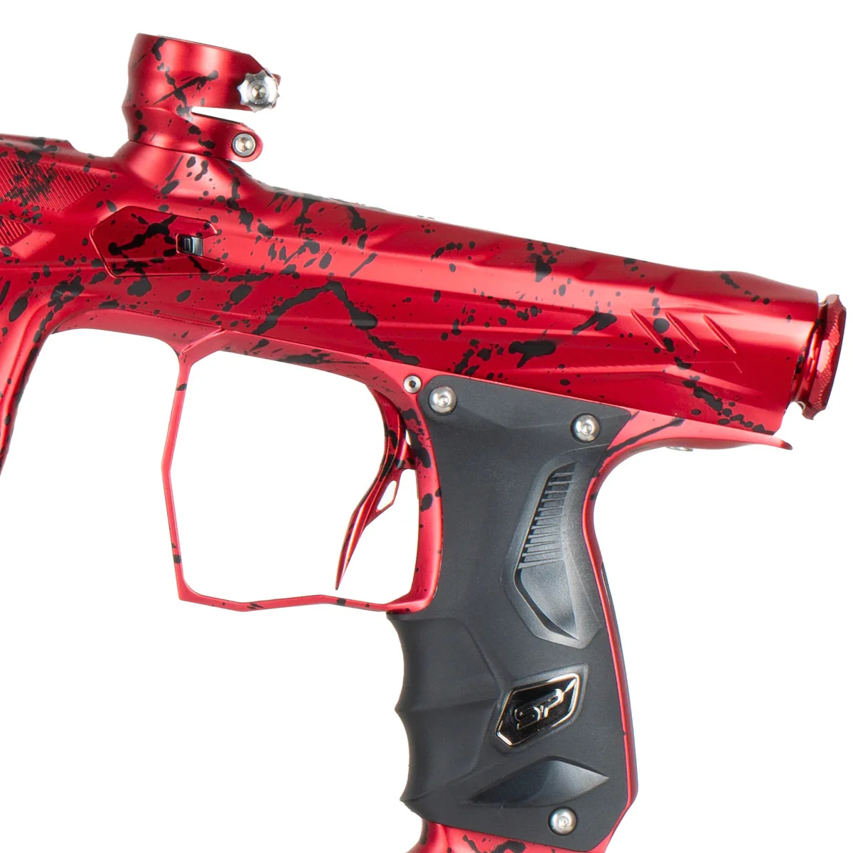 HK Army Shocker AMP Paintball Gun - Fire Splash (Red/Black) - Image 5
