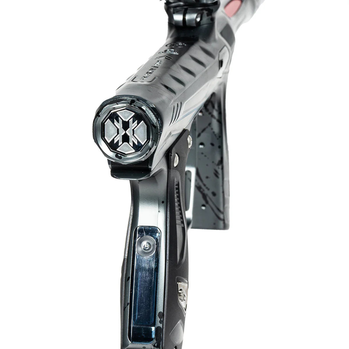 HK Army Shocker AMP Paintball Gun -  Graphite Splash (Pewter/Black) - Image 3