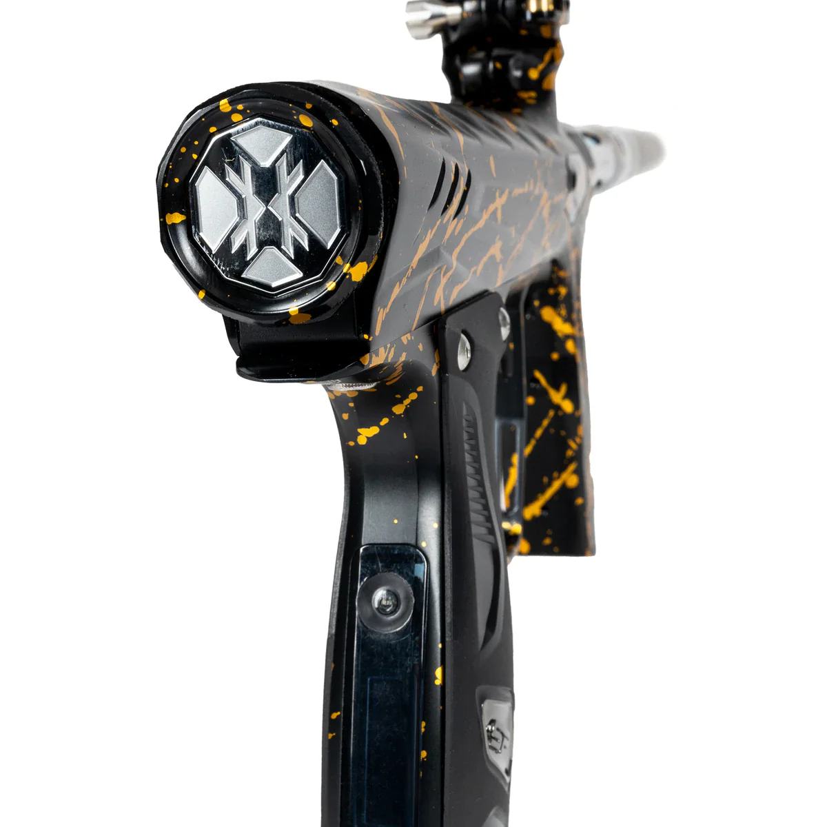 HK Army Shocker AMP Paintball Gun -  Prestige Splash (Black/Gold) - Image 5