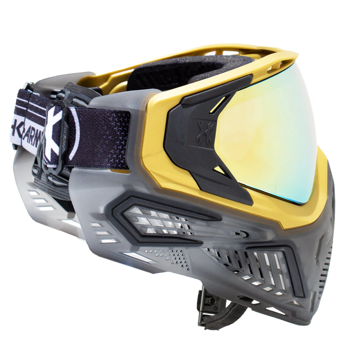 HK Army SLR Paintball Goggle - Alloy (Gold Lens) - Image 3
