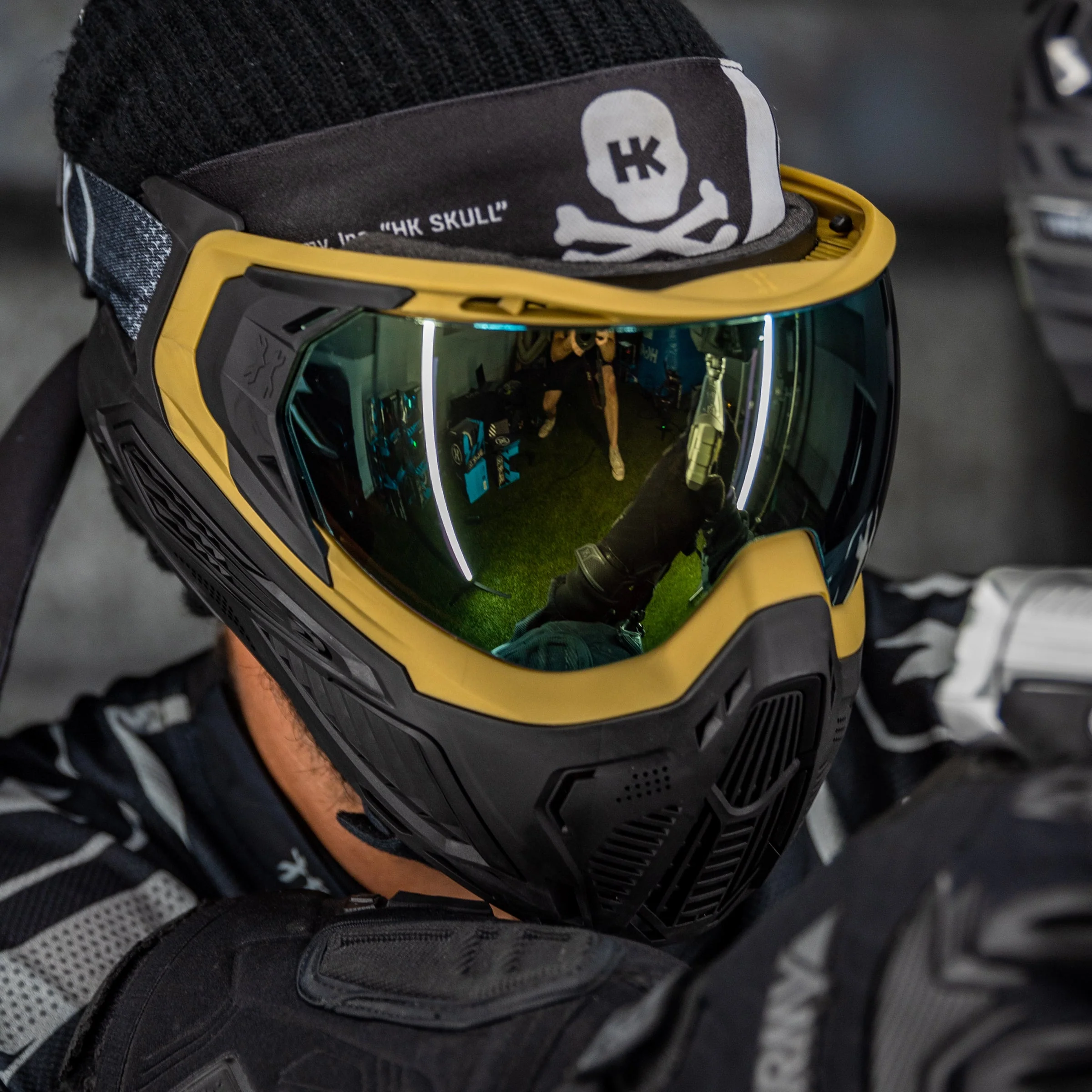 HK Army SLR Paintball Goggle - Midas (Gold Lens) - Image 2