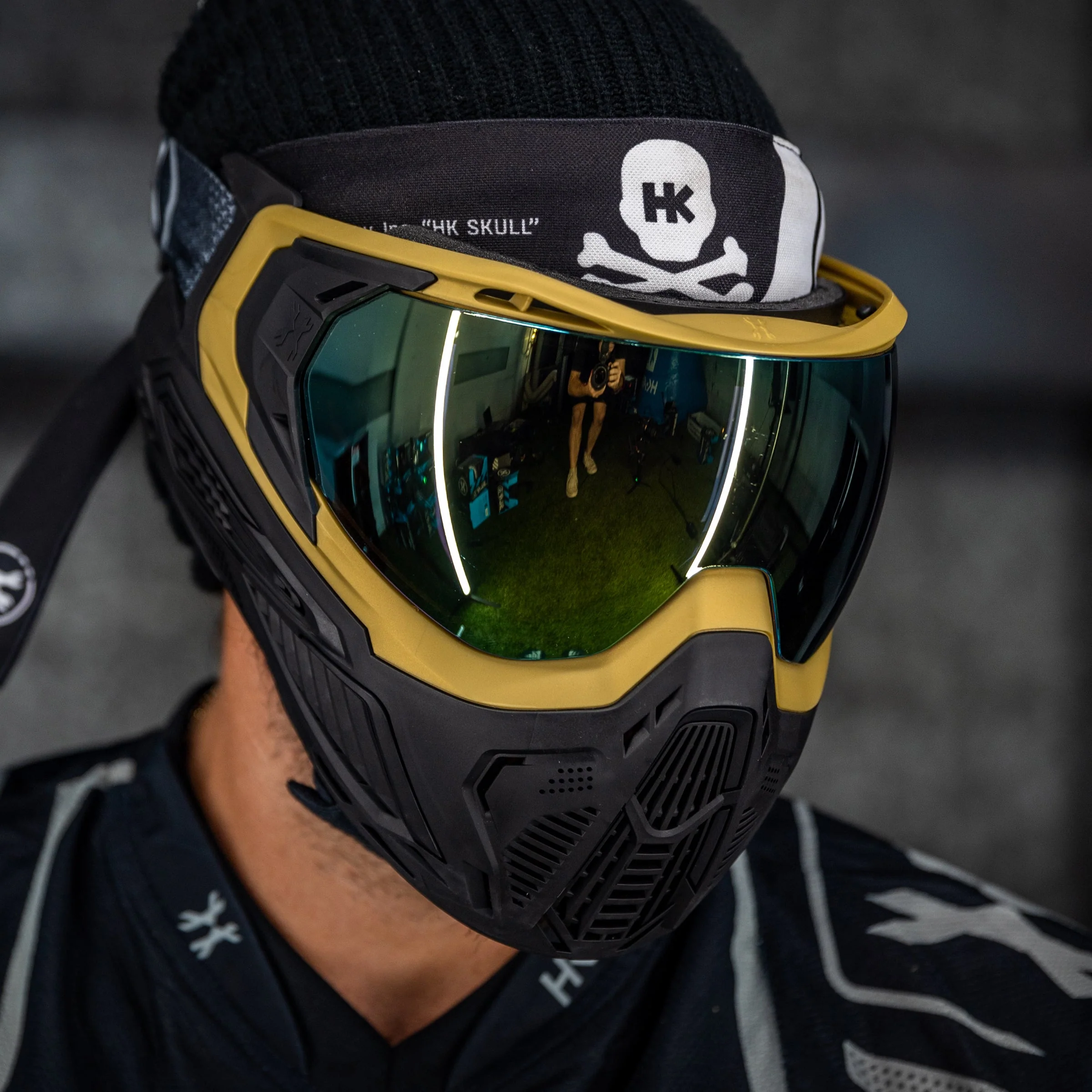 HK Army SLR Paintball Goggle - Midas (Gold Lens) - Image 4