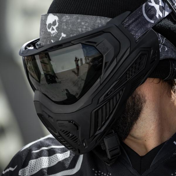 HK Army SLR Paintball Goggle - Midnight (Black w/ Smoke Lens) - Image 4