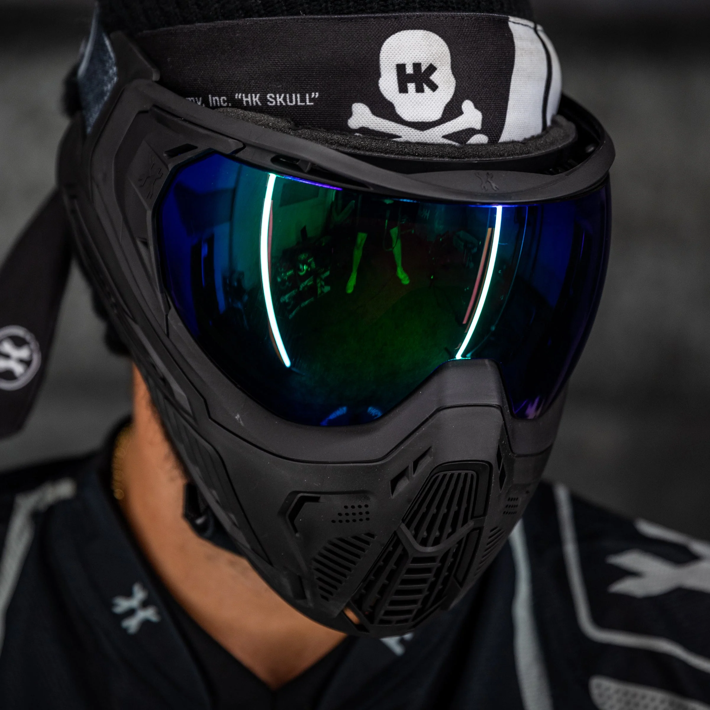 HK Army SLR Paintball Goggle - Quest (Aurora Green Lens) - Image 4