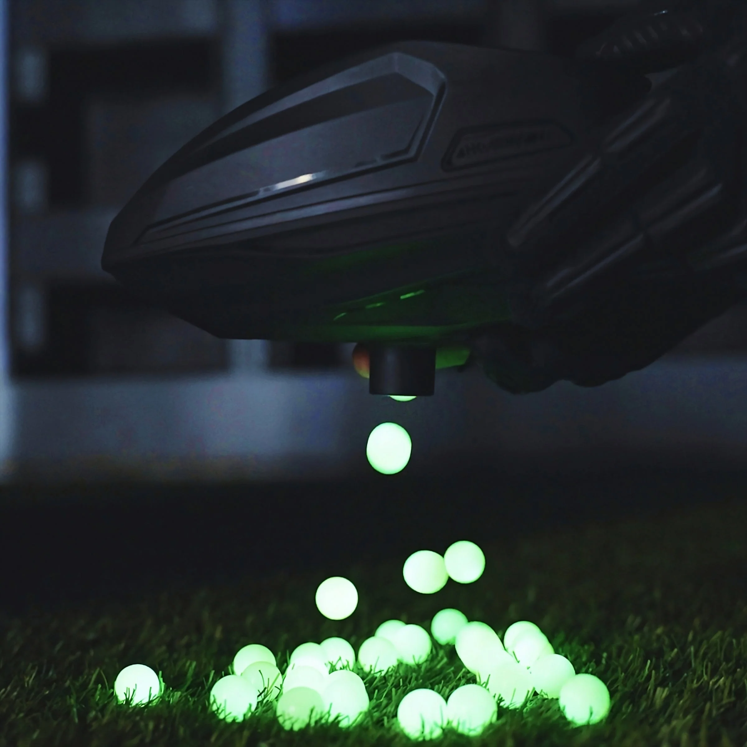 HK Army Sonic Paintball Loader - Black w/ UV Glow-In-The-Dark Charging Lights - Image 2