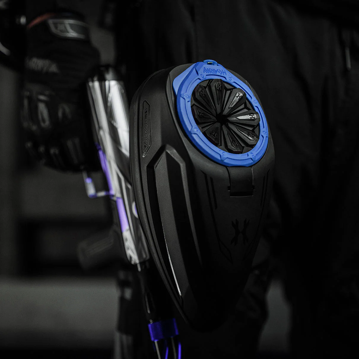 HK Army Sonic Plus Paintball Loader - Black/Blue - Image 4