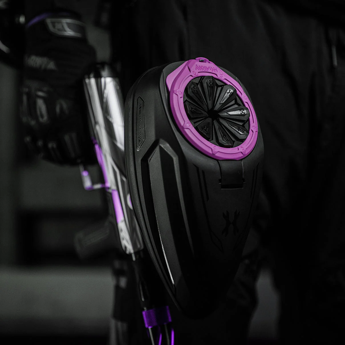 HK Army Sonic Plus Paintball Loader - Black/Purple - Image 4