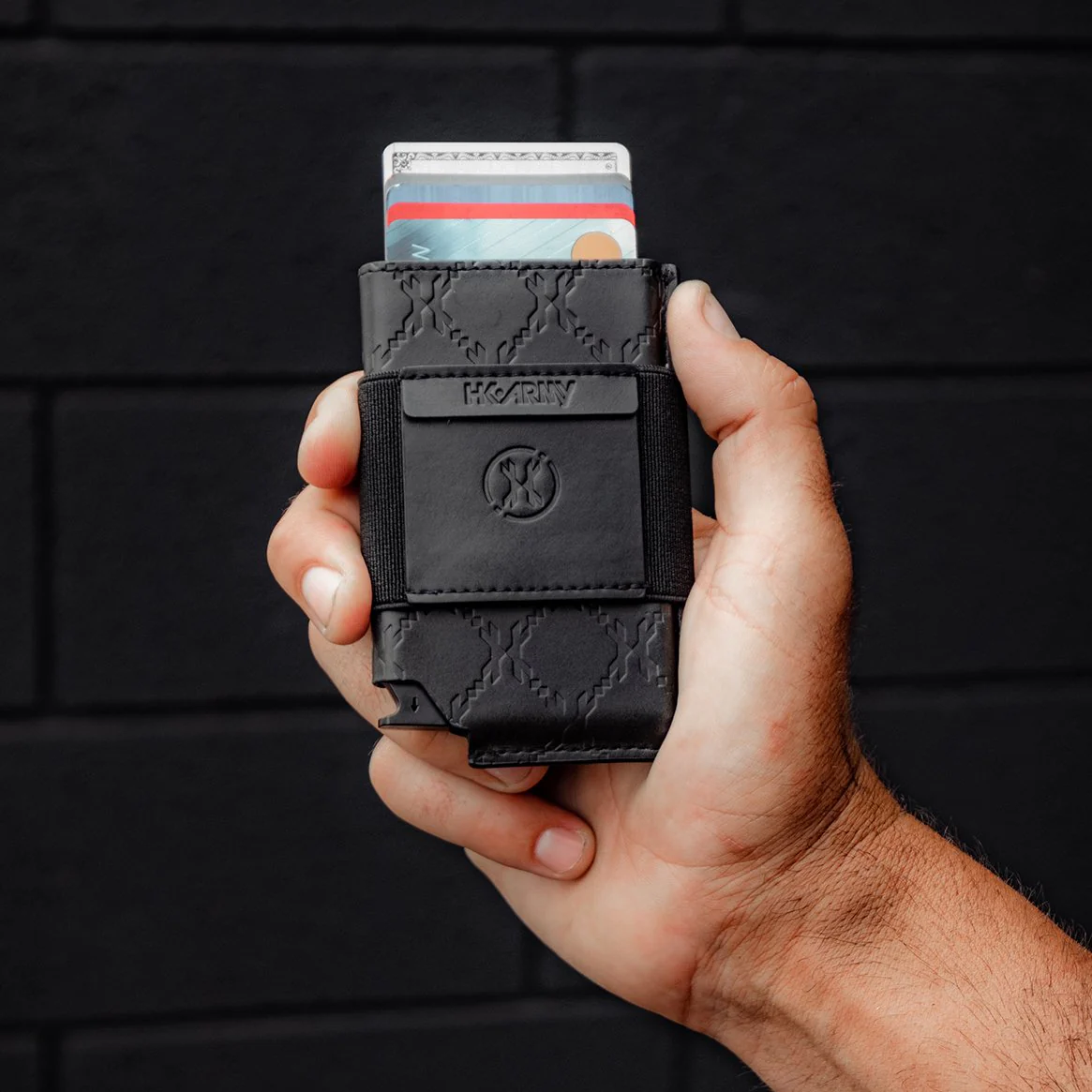 HK Army Switch Wallet - Monogram Black - Image 2