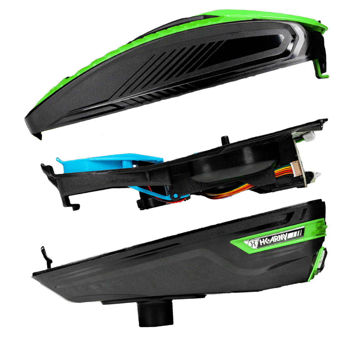 HK Army TFX 3 Paintball Loader - Black/Neon Green - Image 4