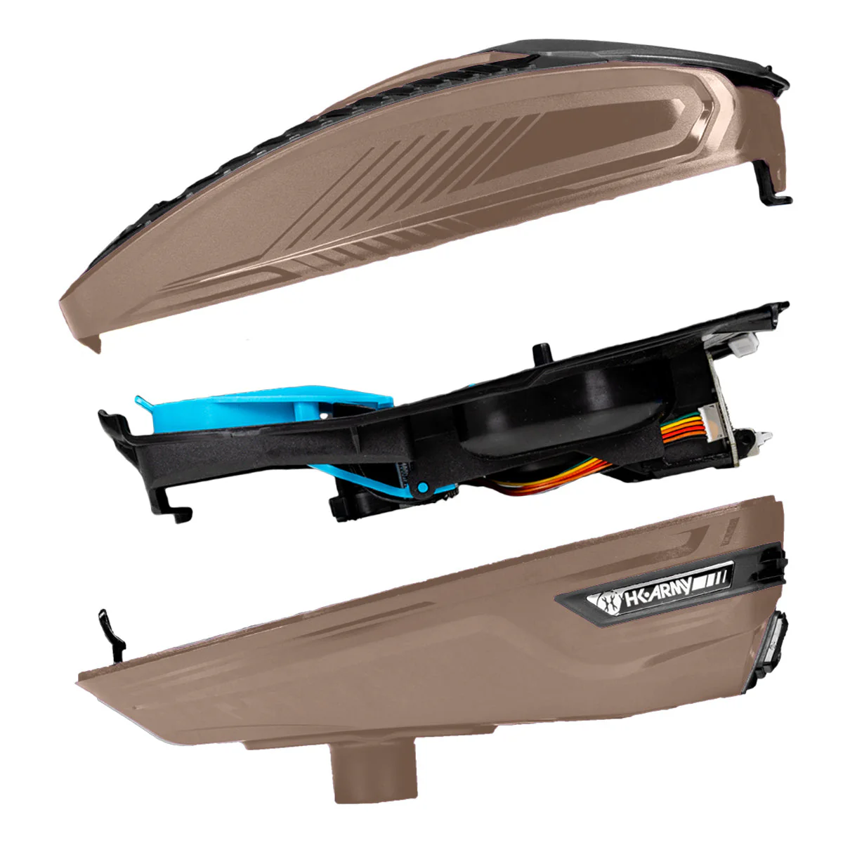HK Army TFX 3 Paintball Loader - Tan/Black - Image 4
