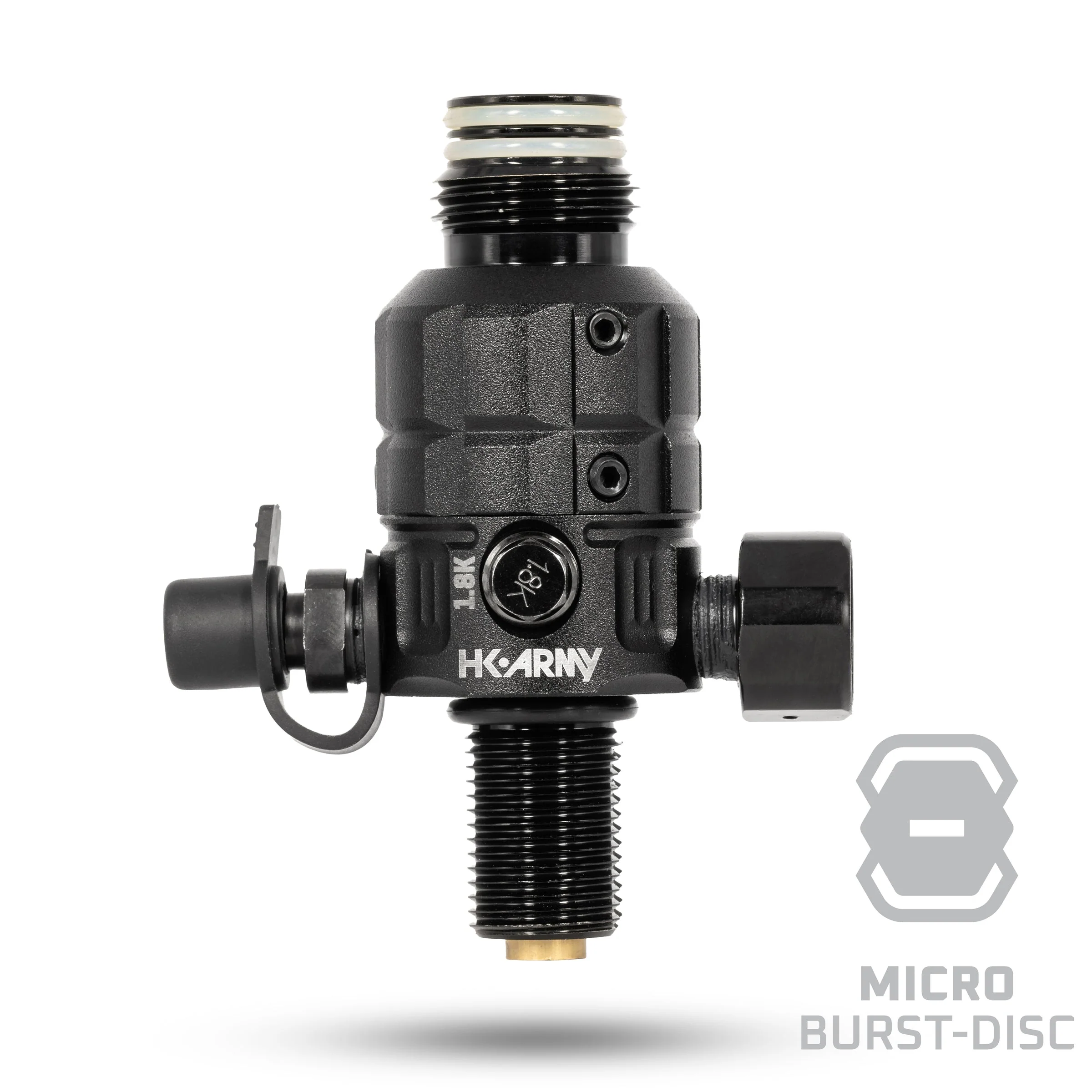 HK Army Turbine Pro Regulator - Adjustable & Rotational - Black - Image 4