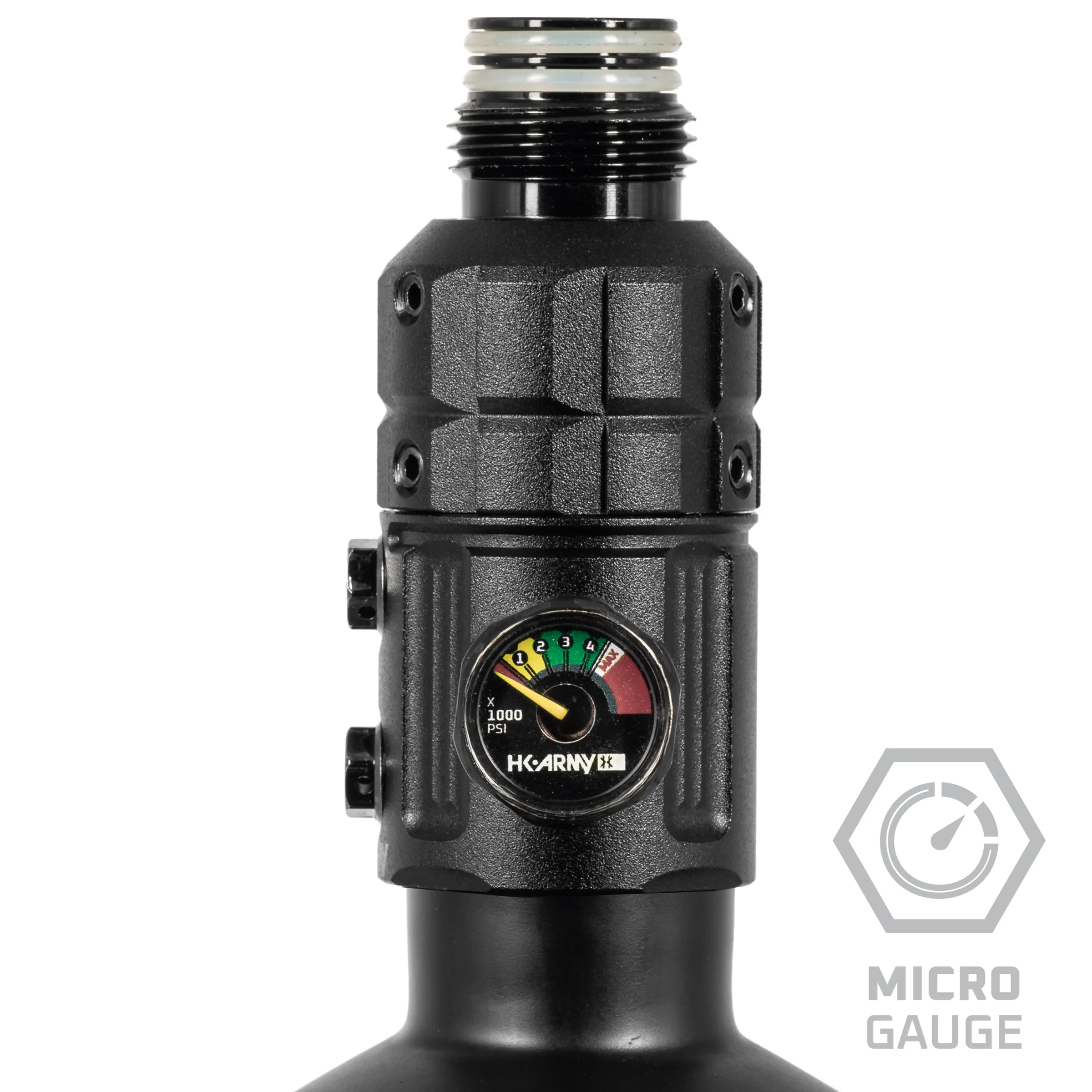 HK Army Turbine Pro Regulator - Long Body - Adjustable & Rotational - Black - Image 3