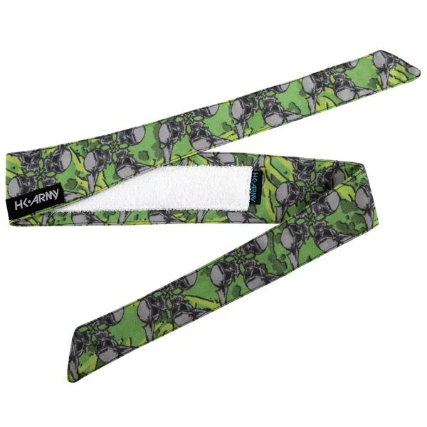 HK Army Hostilewear Vintage Headband - Skulls Neon - Image 2