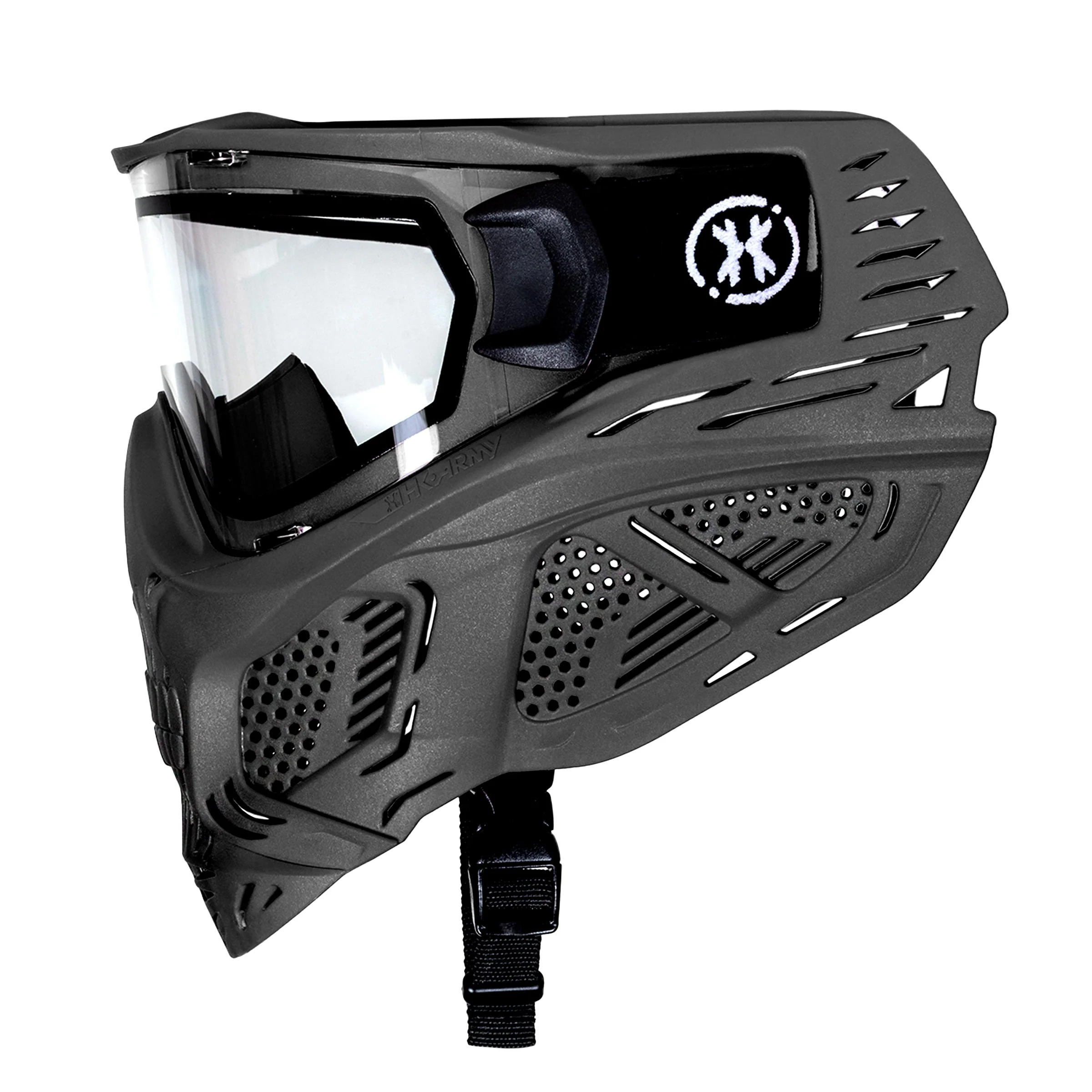 HSTL Skull Goggle - Black w/ Clear Lens - Image 3