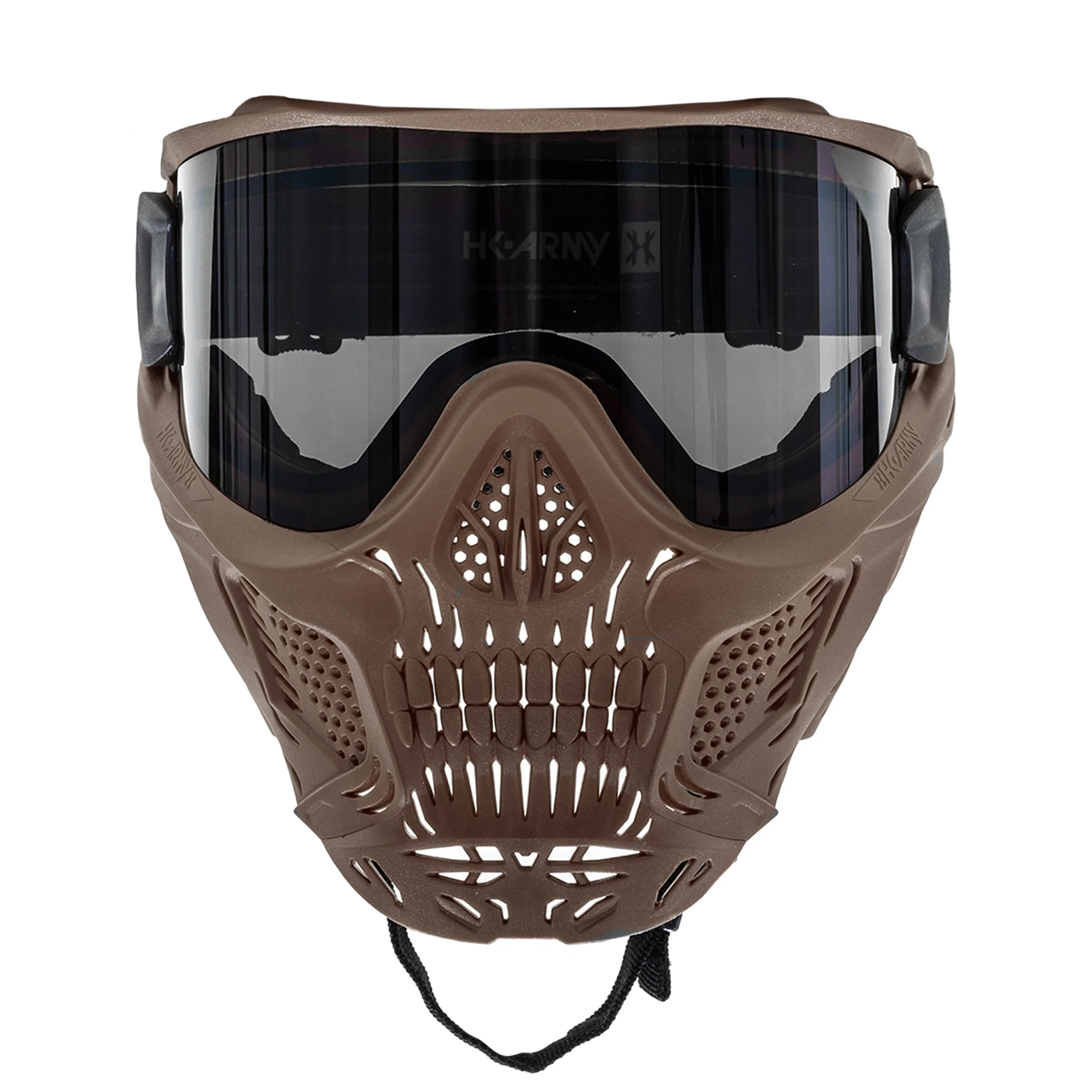HSTL Skull Goggle - "Grave Digger" - Tan w/Smoke Lens - Image 2