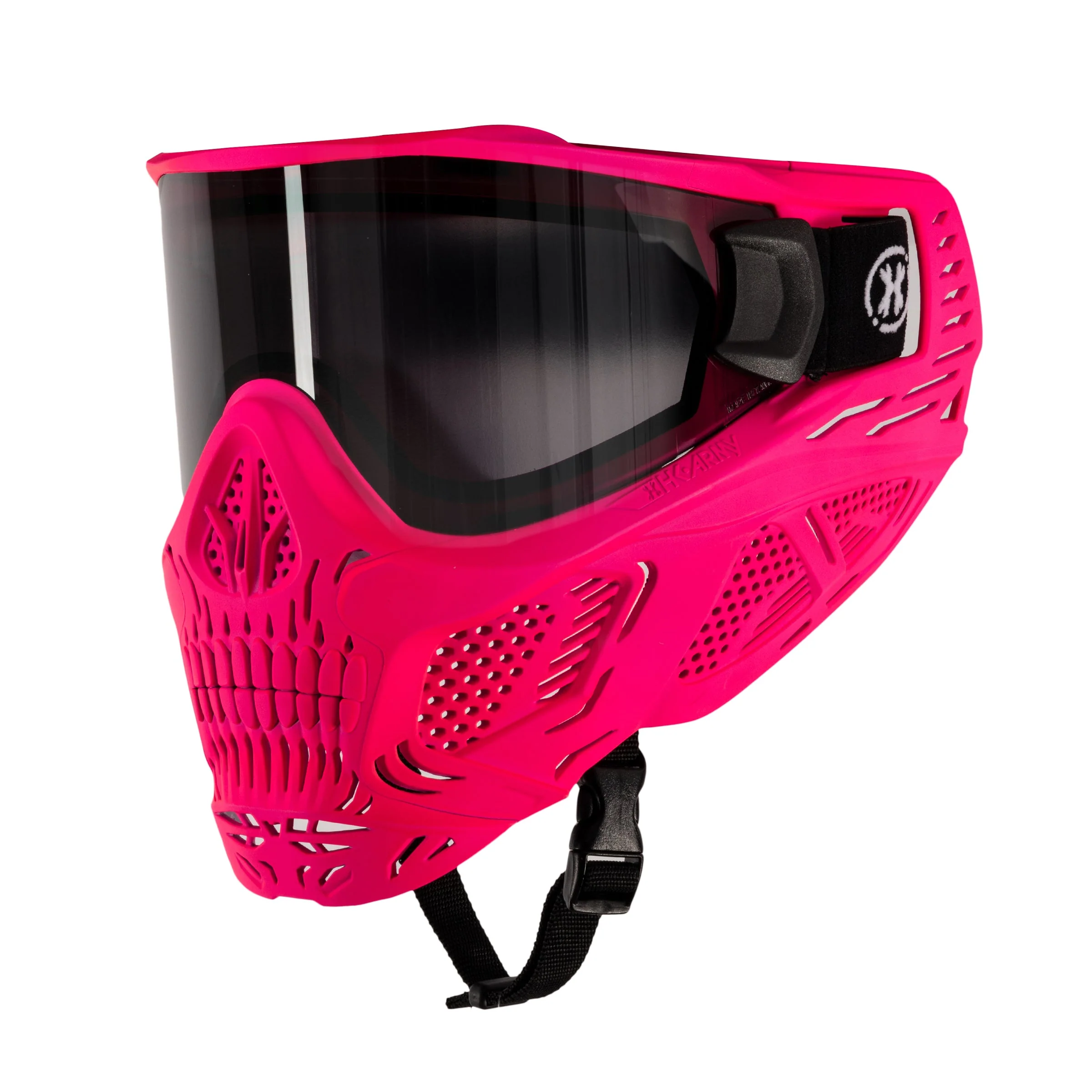 HSTL Skull Goggle - Neon Pink w/Smoke Lens